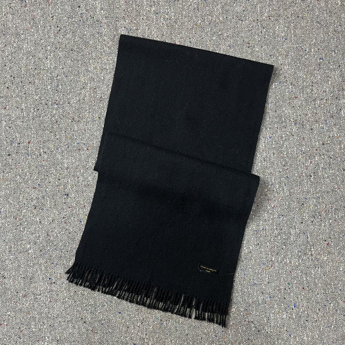 Comme des Garcons Homme Vintage Comme des Garçons Homme black wool scarf Size ONE SIZE - 1 Thumbnail