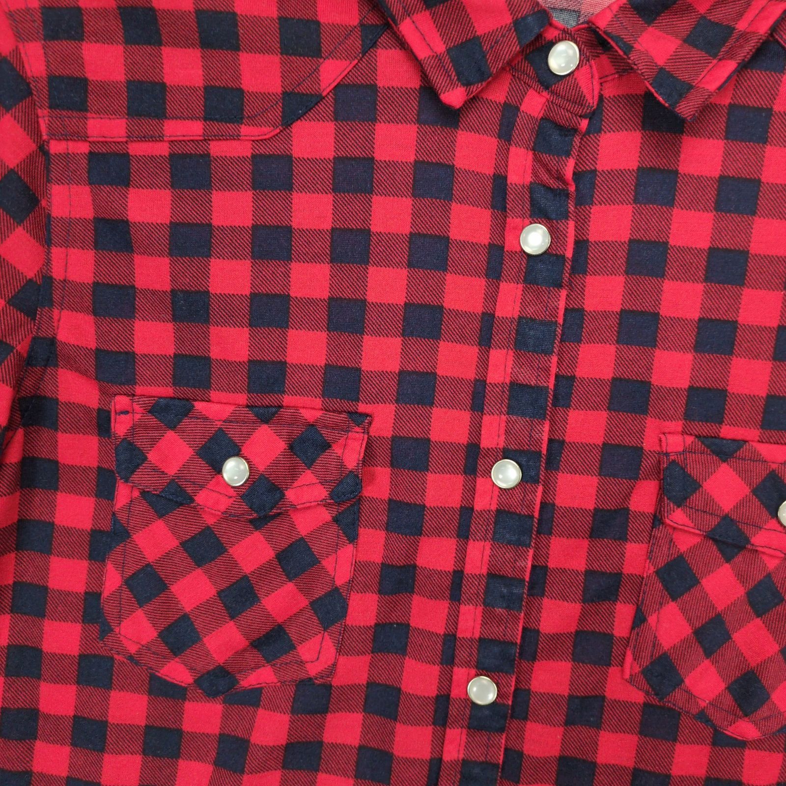 Passport Passport Women's XL Buffalo Plaid Pearl Snap Western Shirt Size XL / US 12-14 / IT 48-50 - 3 Thumbnail
