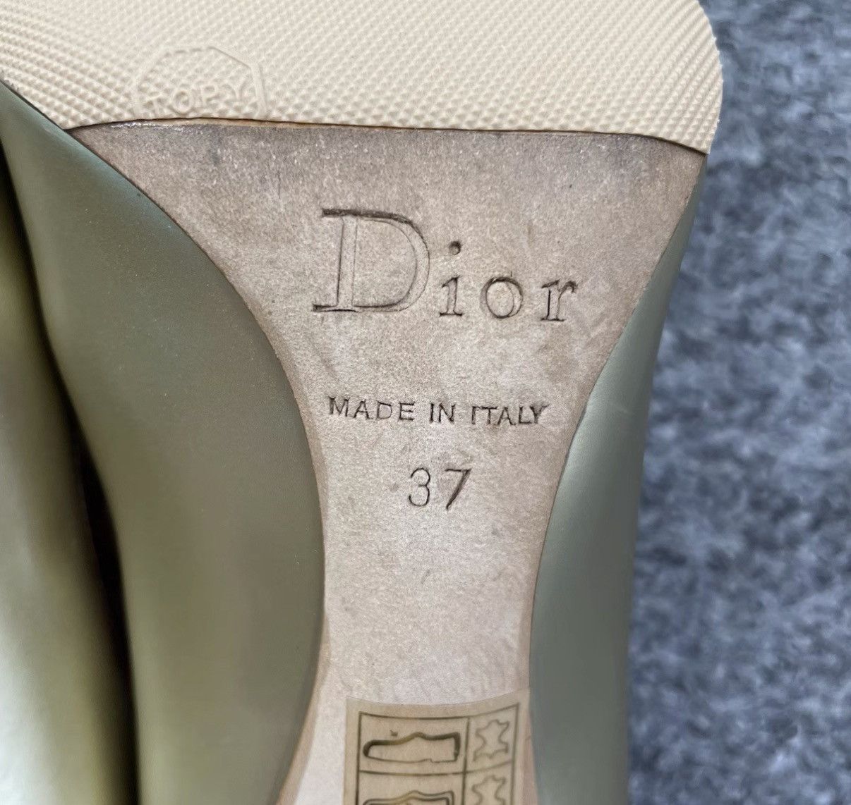 Dior Dior gold pointed-toe high heels K12 Size US 7 / IT 37 - 5 Thumbnail