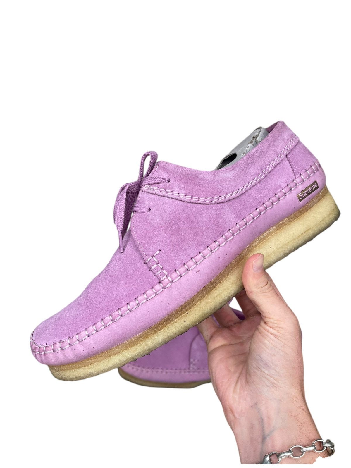 Clarks × Supreme Clark’s supreme lavender shoes Size US 11 / EU 44 - 8 Thumbnail
