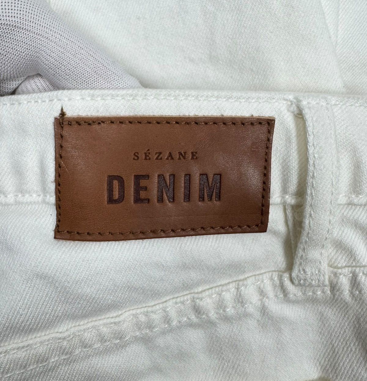 Sezane Sezane Denim Pants High Waisted Slim Jeans size 26 Size 26" / US 2 / IT 38 - 11 Thumbnail