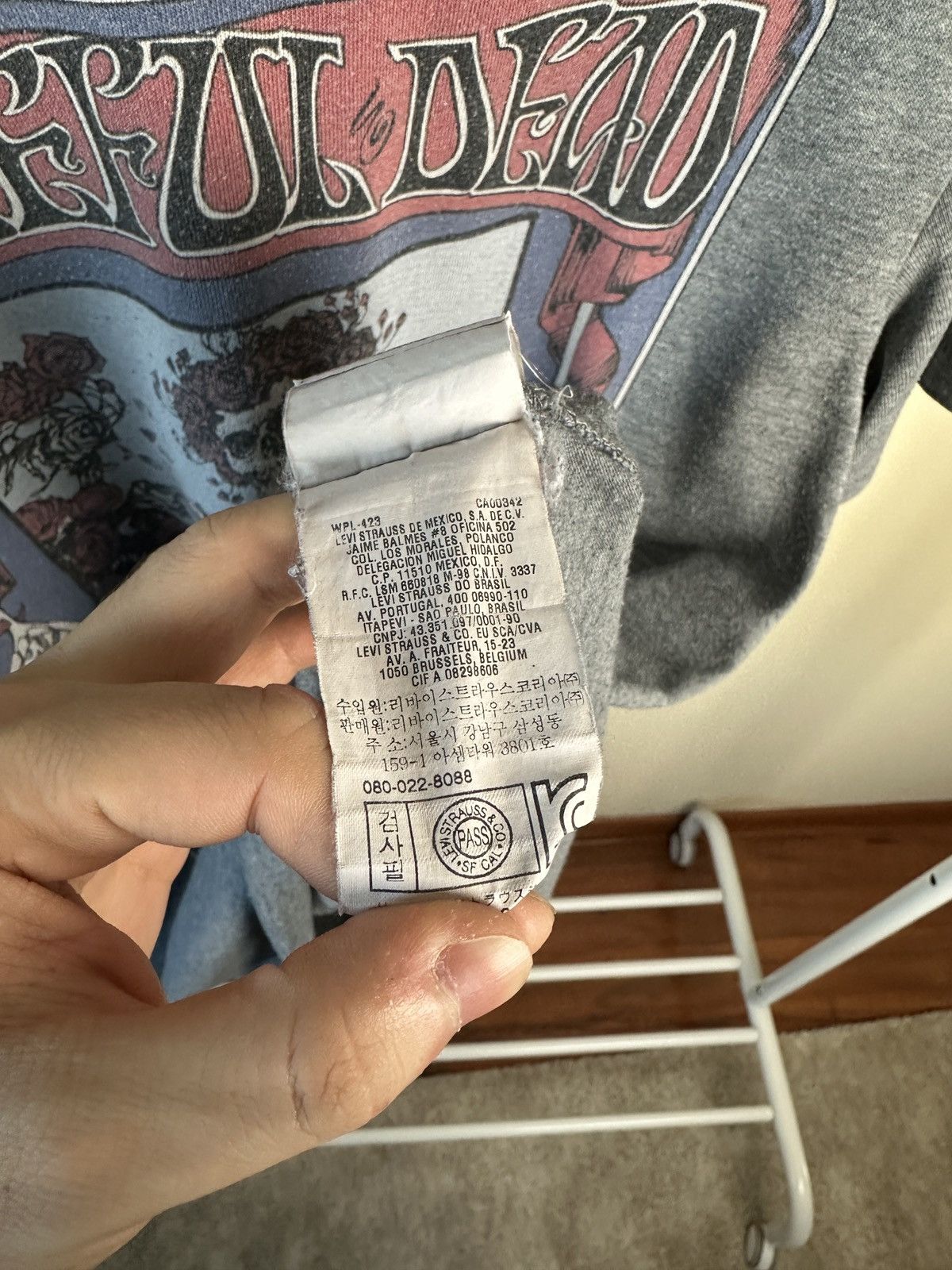 Grateful Dead × Levi's Vintage rare T-shirt with graphic Levis x Greatful Dead Size US M / EU 48-50 / 2 - 8 Thumbnail