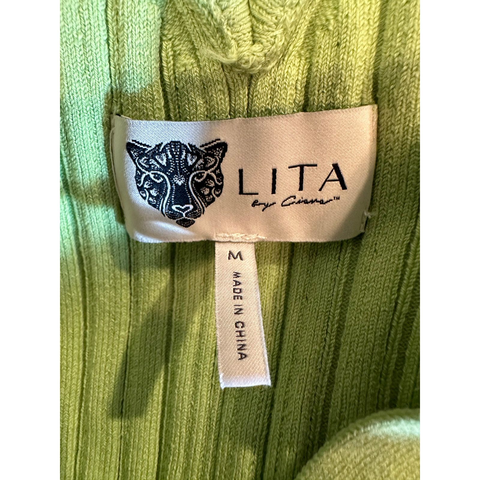 Other LITA By Ciara Rib Cardigan Button Front Midi Dress - Lime -S Size S / US 4 / IT 40 - 17 Thumbnail