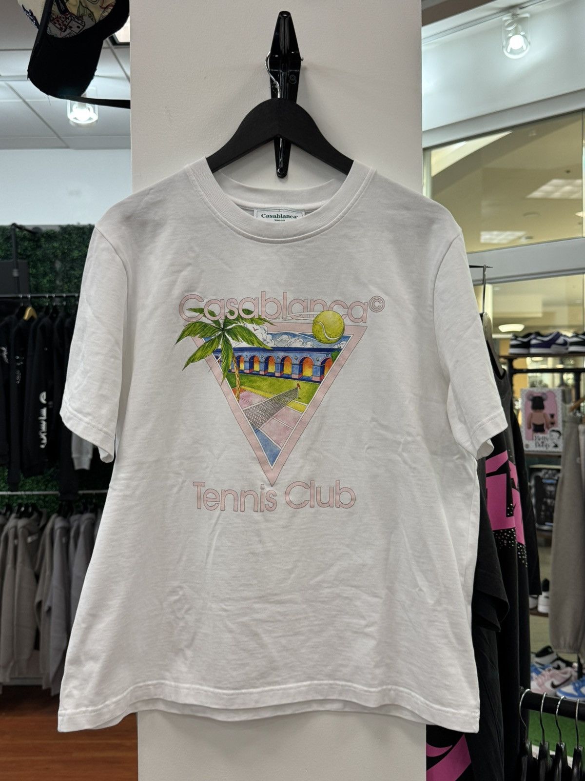 Casablanca Casablanca Tennis Club T-Shirt White X-Large SHIPS FAST Size US XL / EU 56 / 4 - 1 Thumbnail