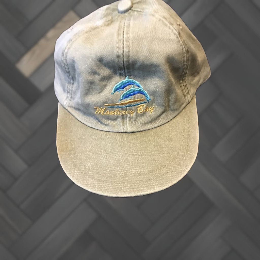 Vintage VINTAGE Dorfman Pacific hat monterey bay Baseball Cap Adjustable Unisex Adults Green Cotton Twill Solid Animals Theme Federal? Size ONE SIZE - 1 Thumbnail