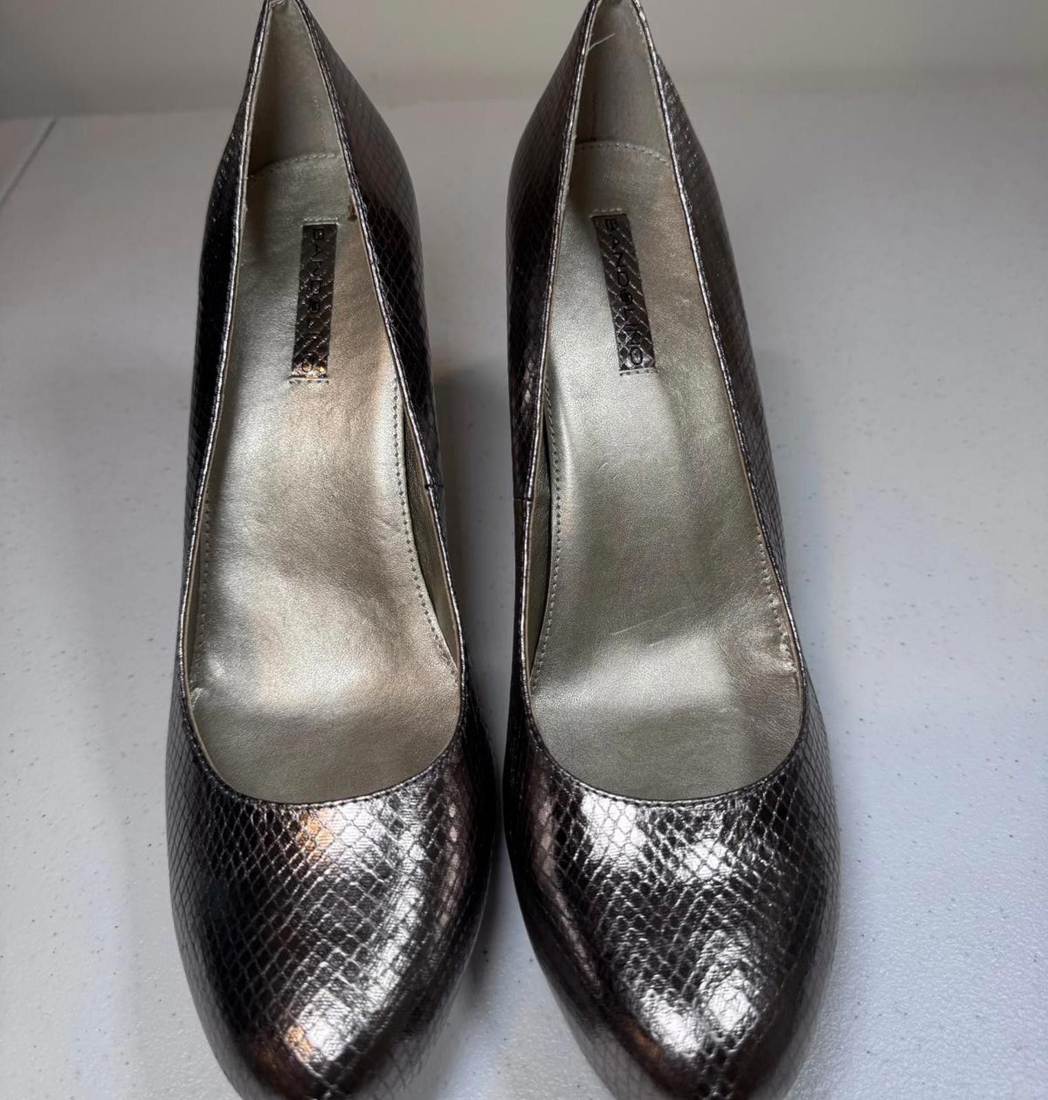 Designer Stylish Bandolino Metallic Heeled Pumps, size 11 Size US 11 / IT 41 - 1 Thumbnail