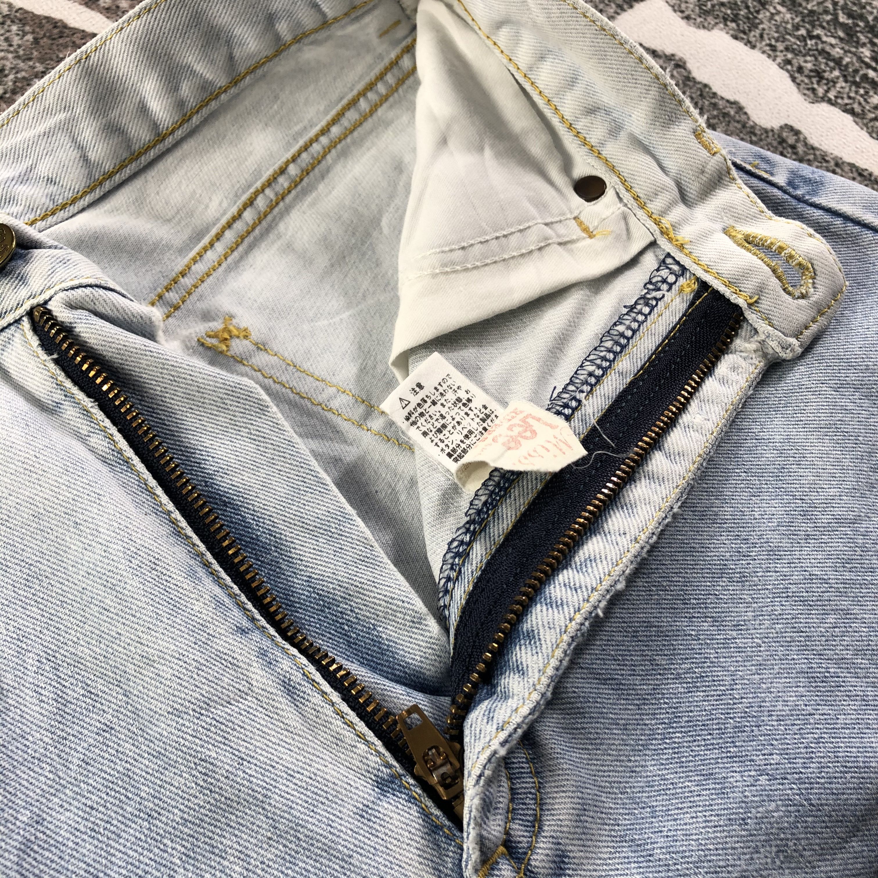 Lee Vintage Lee Jeans Medium Wash Denim KJ1630 Size 25" / US 0 / IT 36 - 10 Thumbnail