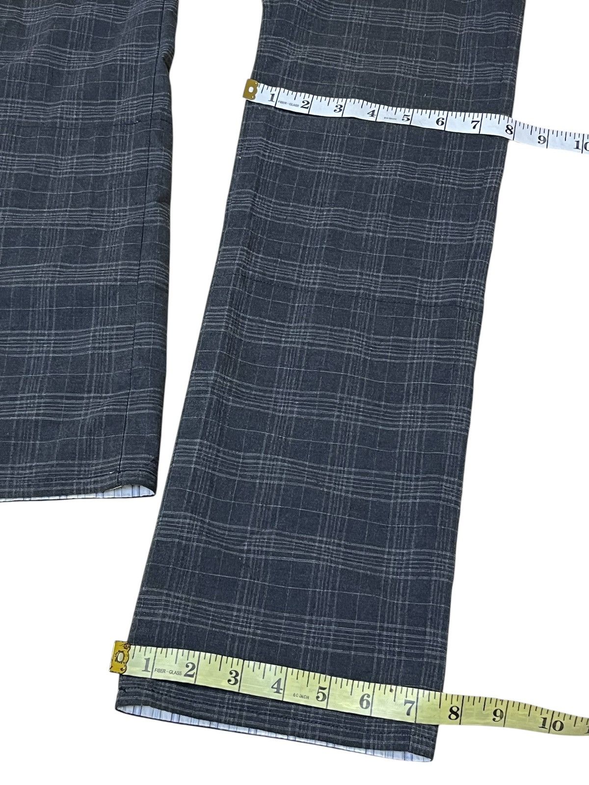 Punk and Yo JAPANESE COMME CA COMMUNE CHECKERED GOTHIC PUNK STYLE PANT Size US 31 - 15 Thumbnail