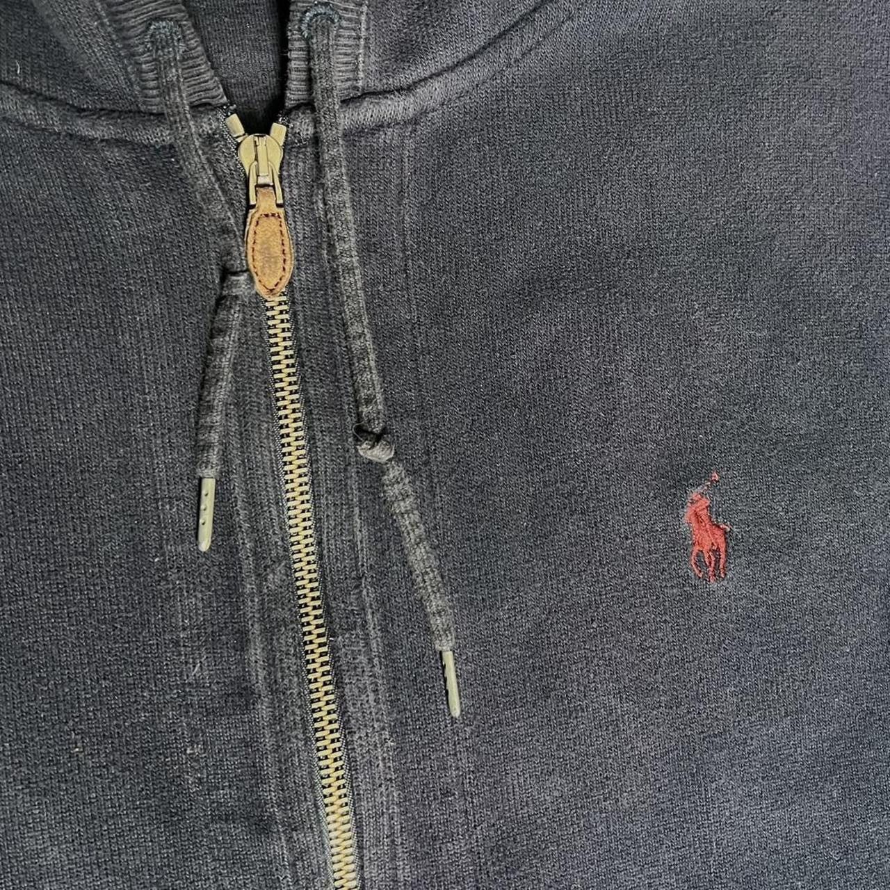 Polo Ralph Lauren Vintage Polo Ralph Lauren Navy Corduroy Full Zip Hoodie Size US L / EU 52-54 / 3 - 3 Thumbnail