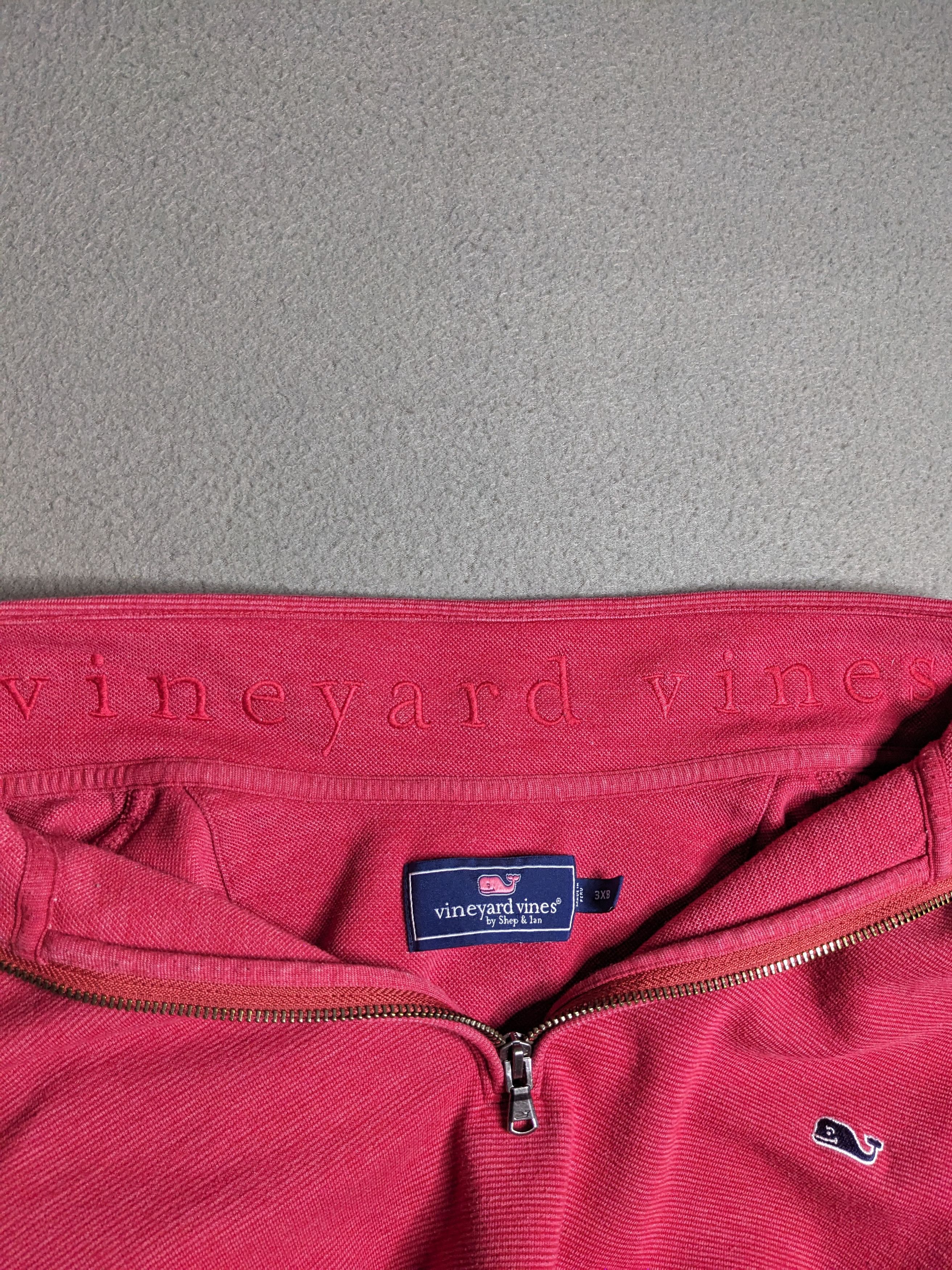 Vineyard Vines Vineyard Vines Saltwater Quarter Zip Size 3XB Sailor Red Size US XXL / EU 58 / 5 - 8 Thumbnail