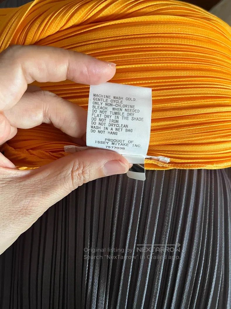 Issey Miyake Issey Miyake Orange Horizontal Stripe Vest Size L / US 10 / IT 46 - 3 Thumbnail