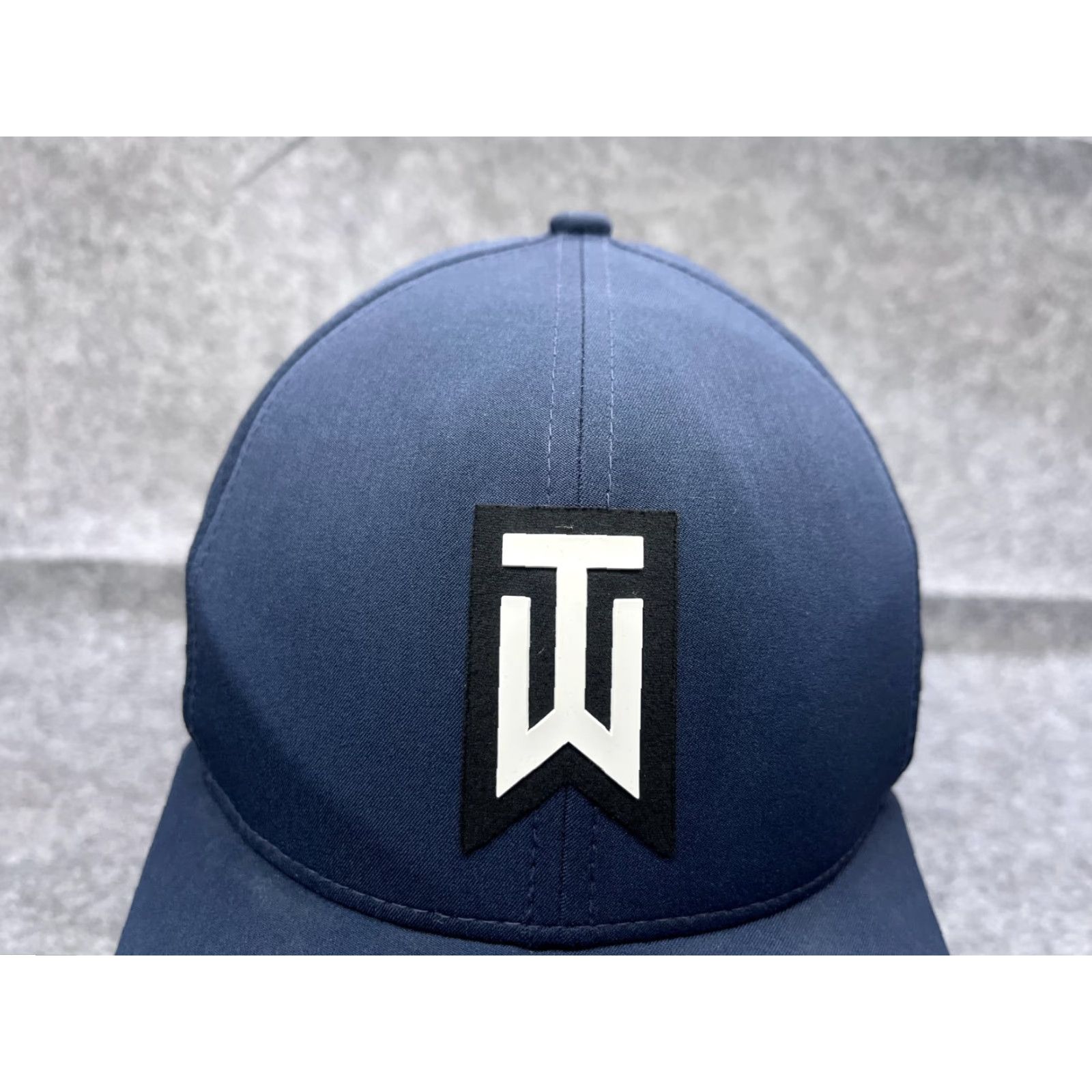 Nike Nike Tiger Woods Hat Cap Fitted Adult Large Blue Polyester Blend Tri Mountain Golf Hat Mens L Blue Nike Golf Hat Size ONE SIZE - 2 Thumbnail