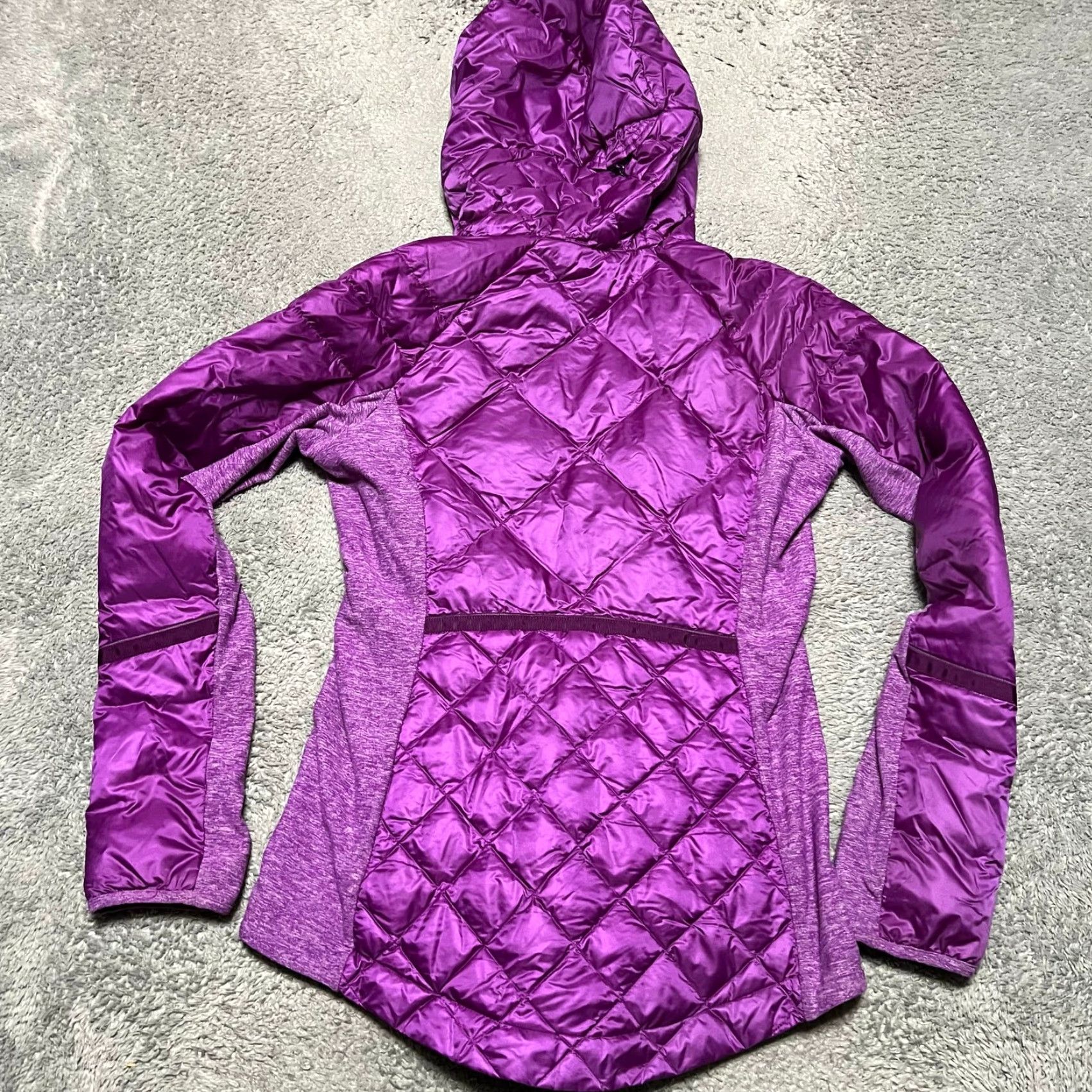 Lululemon Lululemon Jacket Puffer Coat Womens 8 Hooded Purple Down For A Run Coat Womens 8 Purple Puffer Jacket Hooded Size M / US 6-8 / IT 42-44 - 3 Thumbnail