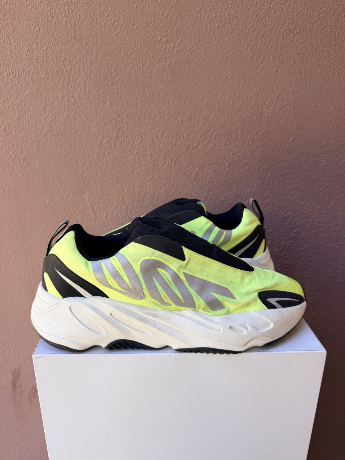 Yeezy Adidas Yeezy Boost 700 MNVN Phosphor Green Sneakers Size 11 Size US 11 / EU 44 - 1 Thumbnail