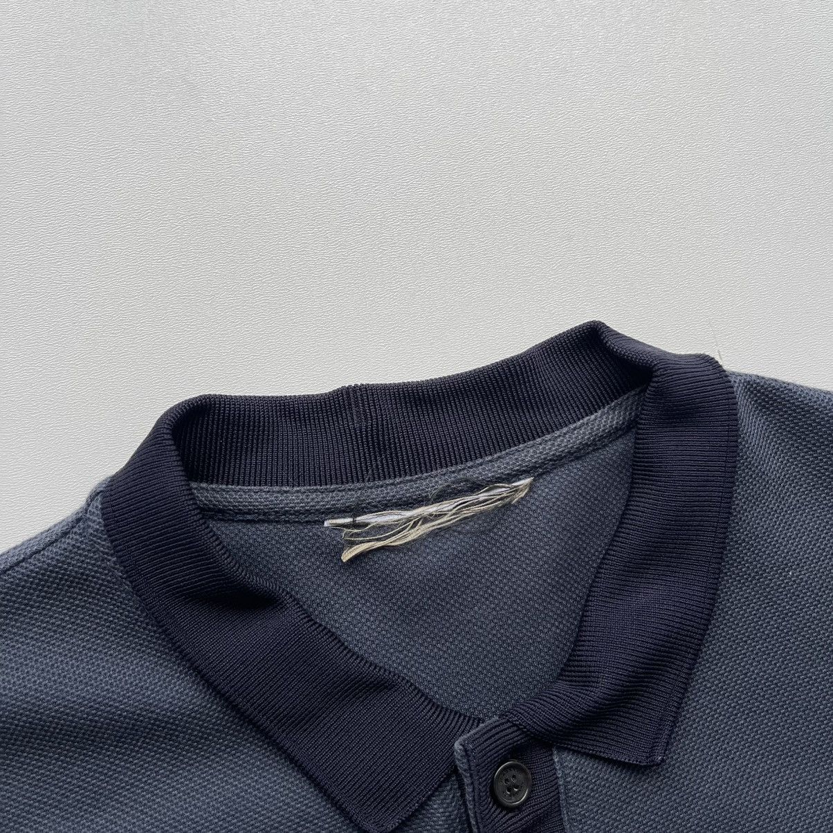 Burberry Burberry London Metal Logo Polo Long Sleeve Blue Size US S / EU 44-46 / 1 - 9 Thumbnail