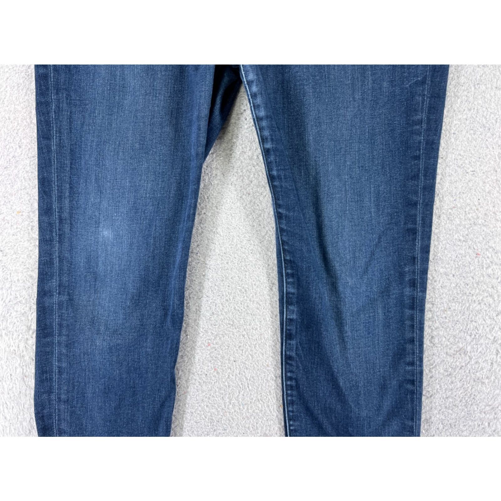 Lucky Brand Lucky Brand Jeans Women 10 Blue Denim Slim Skinny 5-Pocket Regular Inseam 26 in Cotton Stretch Comfort Modern Classic American Size 32" / US 10 / IT 46 - 3 Thumbnail