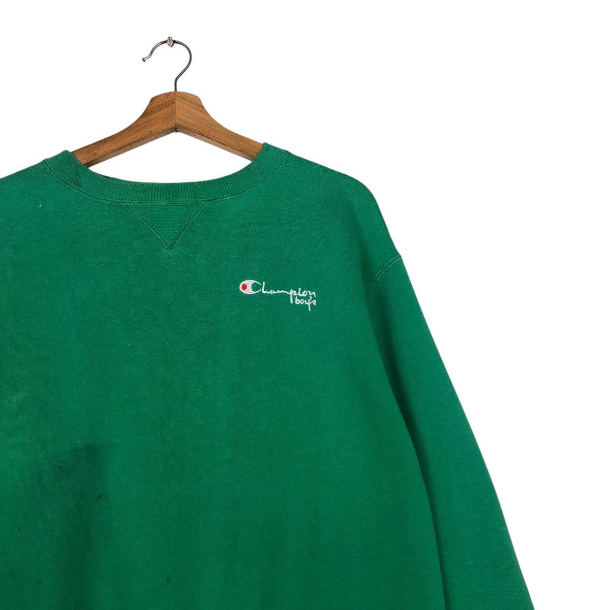 Japanese Brand × Vintage 📌Vintage Crewneck Sweatshirt Champion Rich Green Size US M / EU 48-50 / 2 - 6 Thumbnail