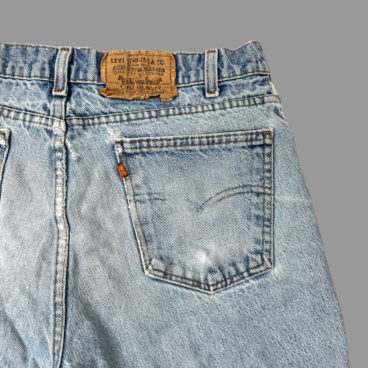 Levi's × Vintage Vintage 1980s faded cut off Levi’s shorts Size 33" - 3 Thumbnail