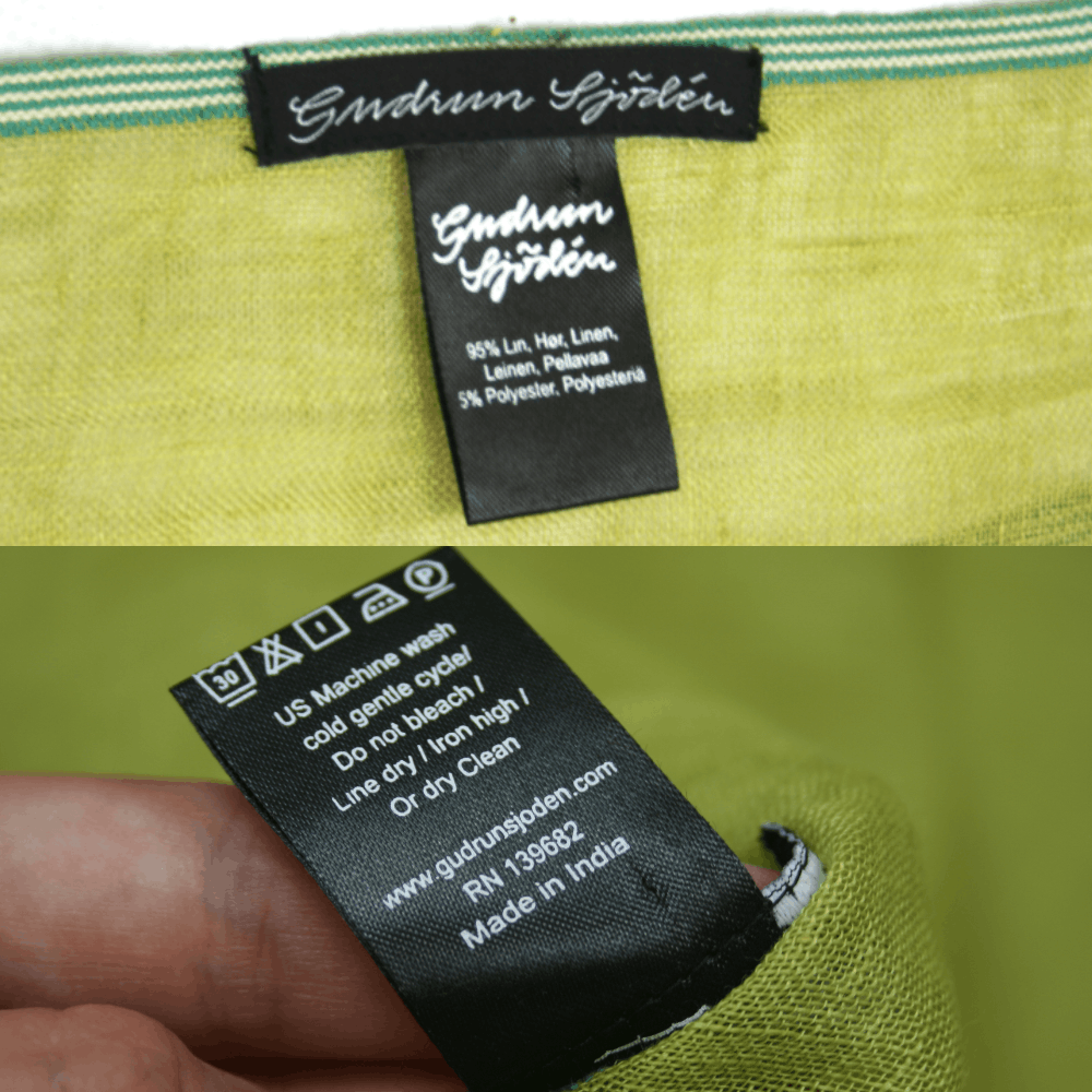 Gudrun Sjoden Linen Big Scarf Size ONE SIZE - 6 Thumbnail