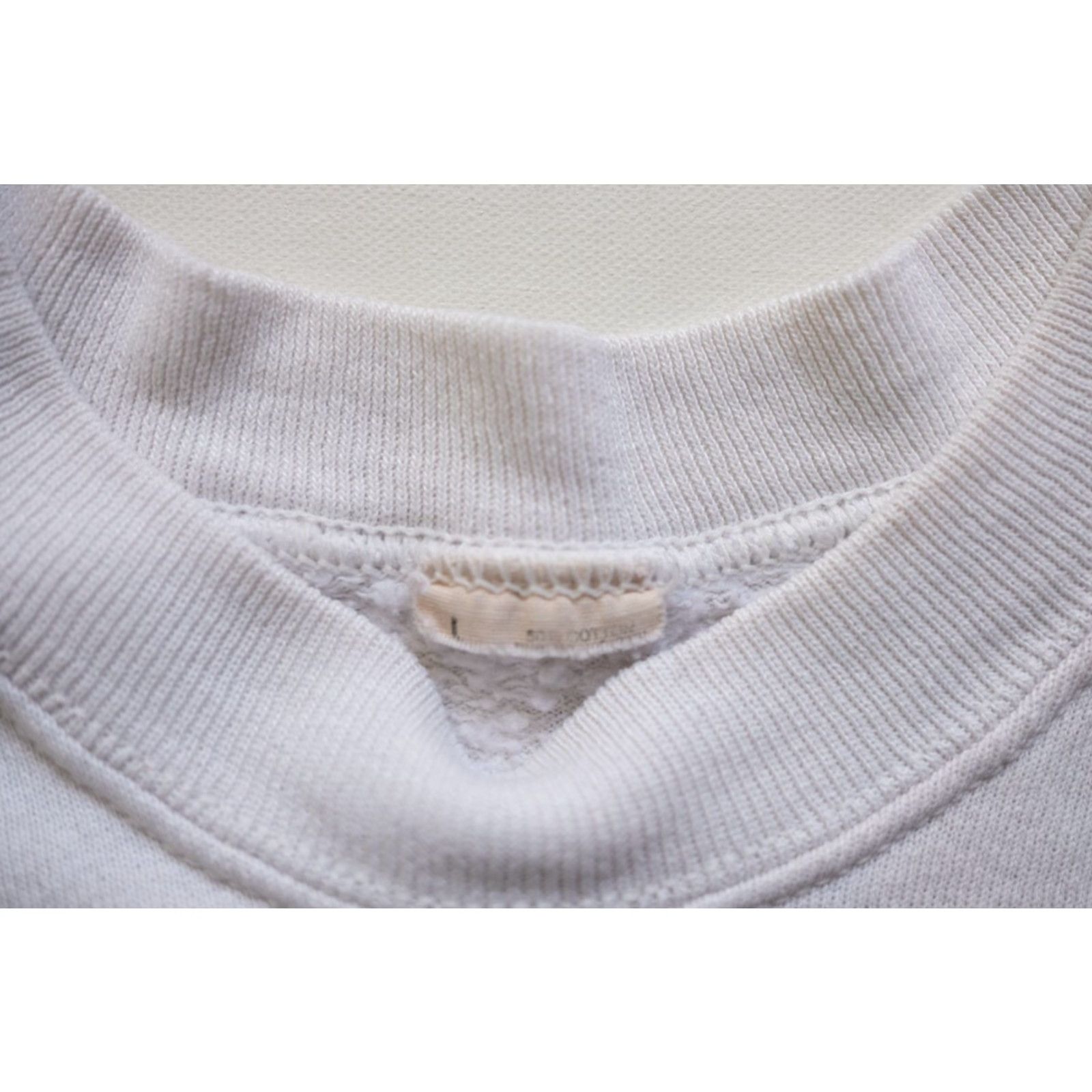 Fruit Of The Loom VINTAGE Fruit of the Loom I LOVE JESUS White Crewneck Sweatshirt Sweatshirt SZ L Mens 90s USA Made Crew Neck Jesus White Size US L / EU 52-54 / 3 - 6 Thumbnail