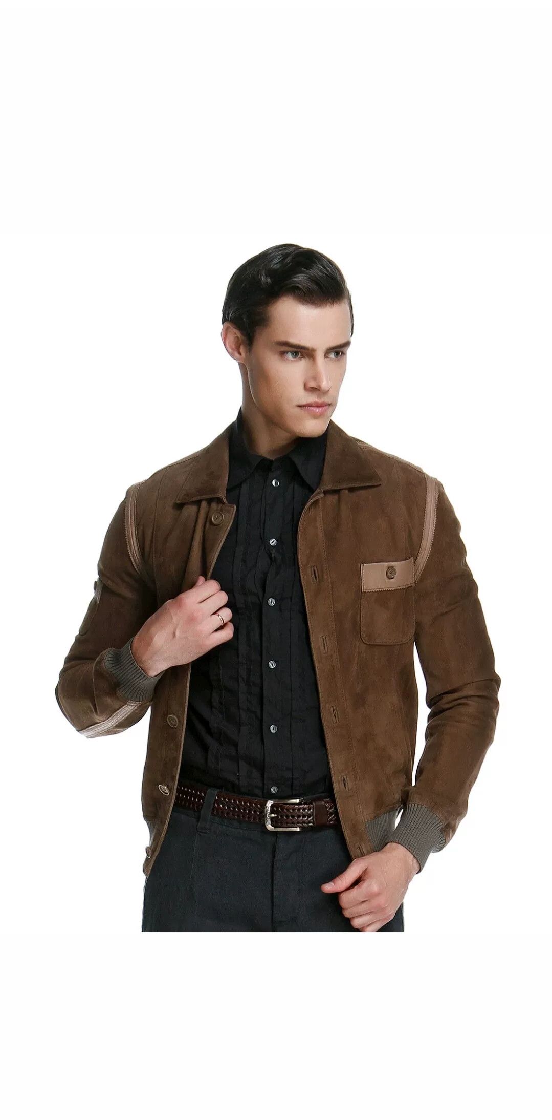 Dolce & Gabbana Dolce & Gabbana Men's Leather Jacket Size US S / EU 44-46 / 1 - 1 Thumbnail