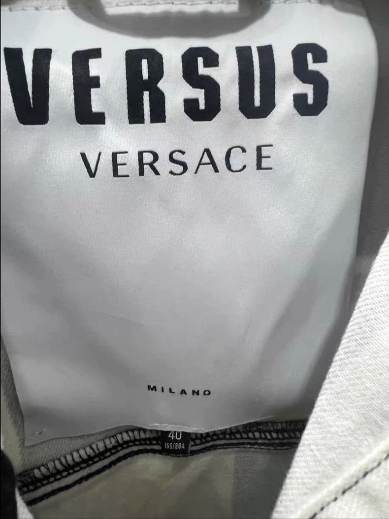 Versace Versace Plaid denim top Size US XXS / EU 40 - 3 Thumbnail
