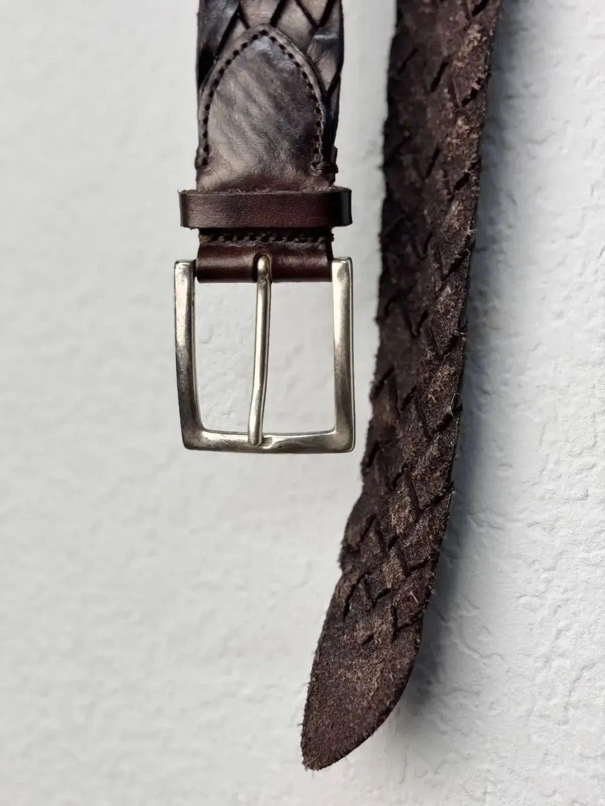 Designer × Vintage VINTAGE PYTHON GOTHIC LEATHER BELT RICK OWENS STYLE Size ONE SIZE - 5 Thumbnail