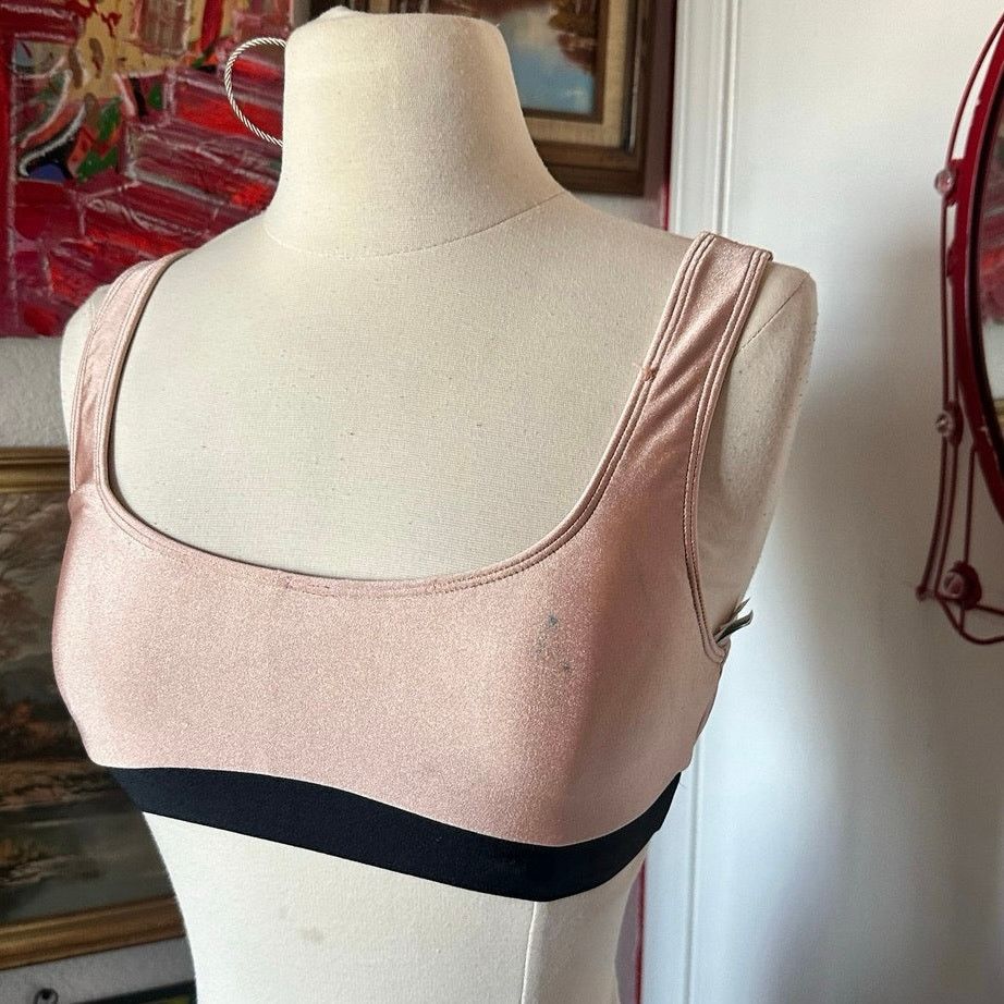 Forever 21 forever 21 beige bronze blakc bikini swimsuit top Size S / US 4 / IT 40 - 2 Thumbnail