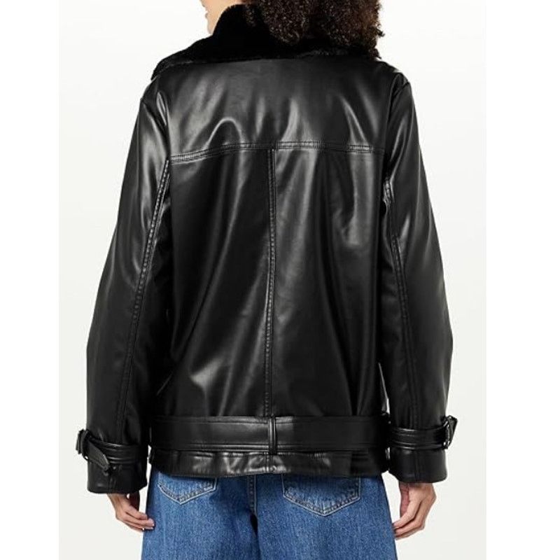 Other The Drop Cavalla Vegan Leather Moto Jacket Black S Size S / US 4 / IT 40 - 2 Thumbnail