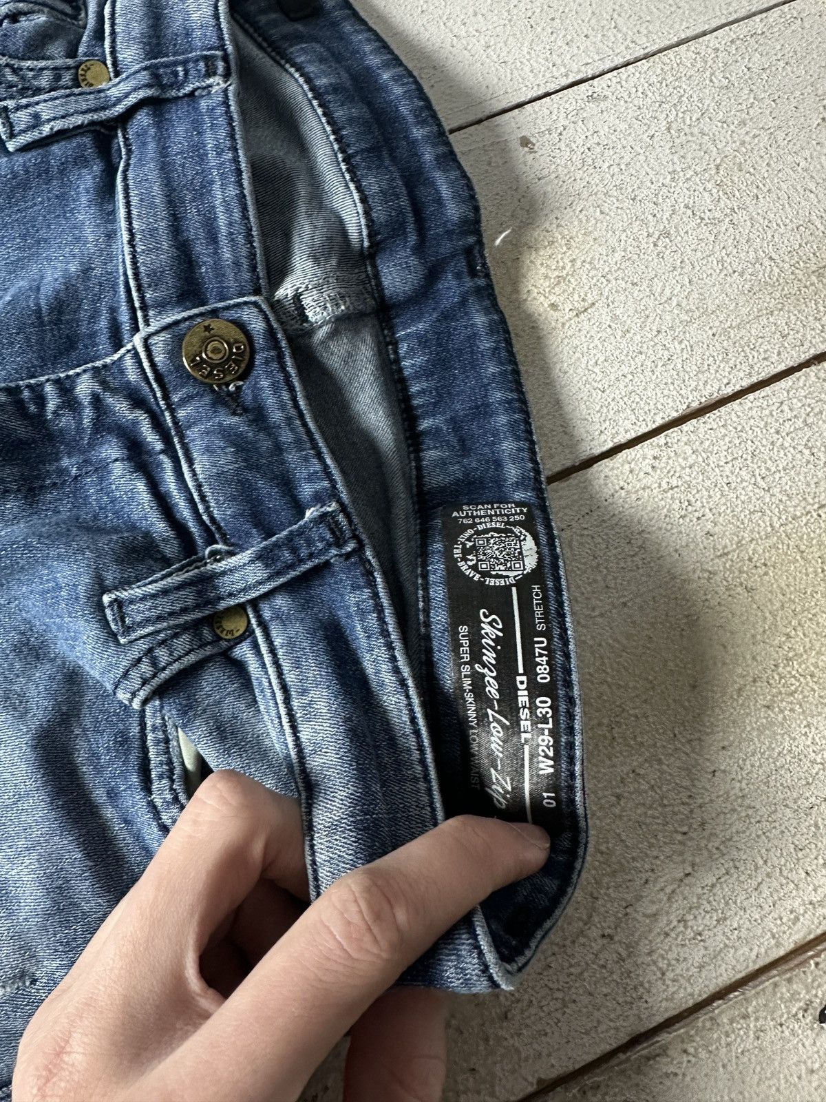 Diesel 🚨Gothic Diesel Regular Slim relax Flared Jeans Womens Size 26" / US 2 / IT 38 - 6 Thumbnail