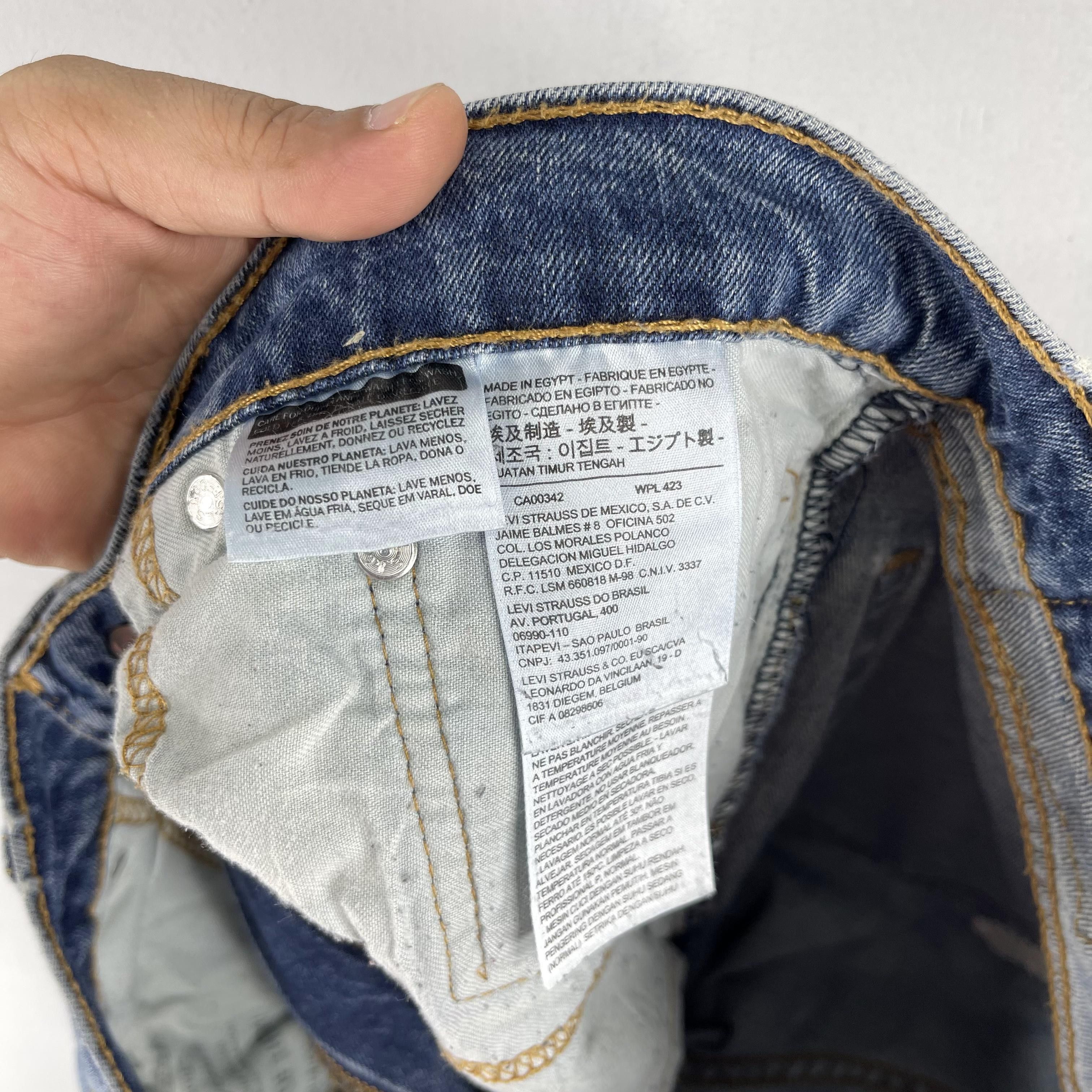 Levi's × Vintage Size 36 Vintage Levis 505 Distressed Reinforced Jeans Size US 36 / EU 52 - 6 Thumbnail