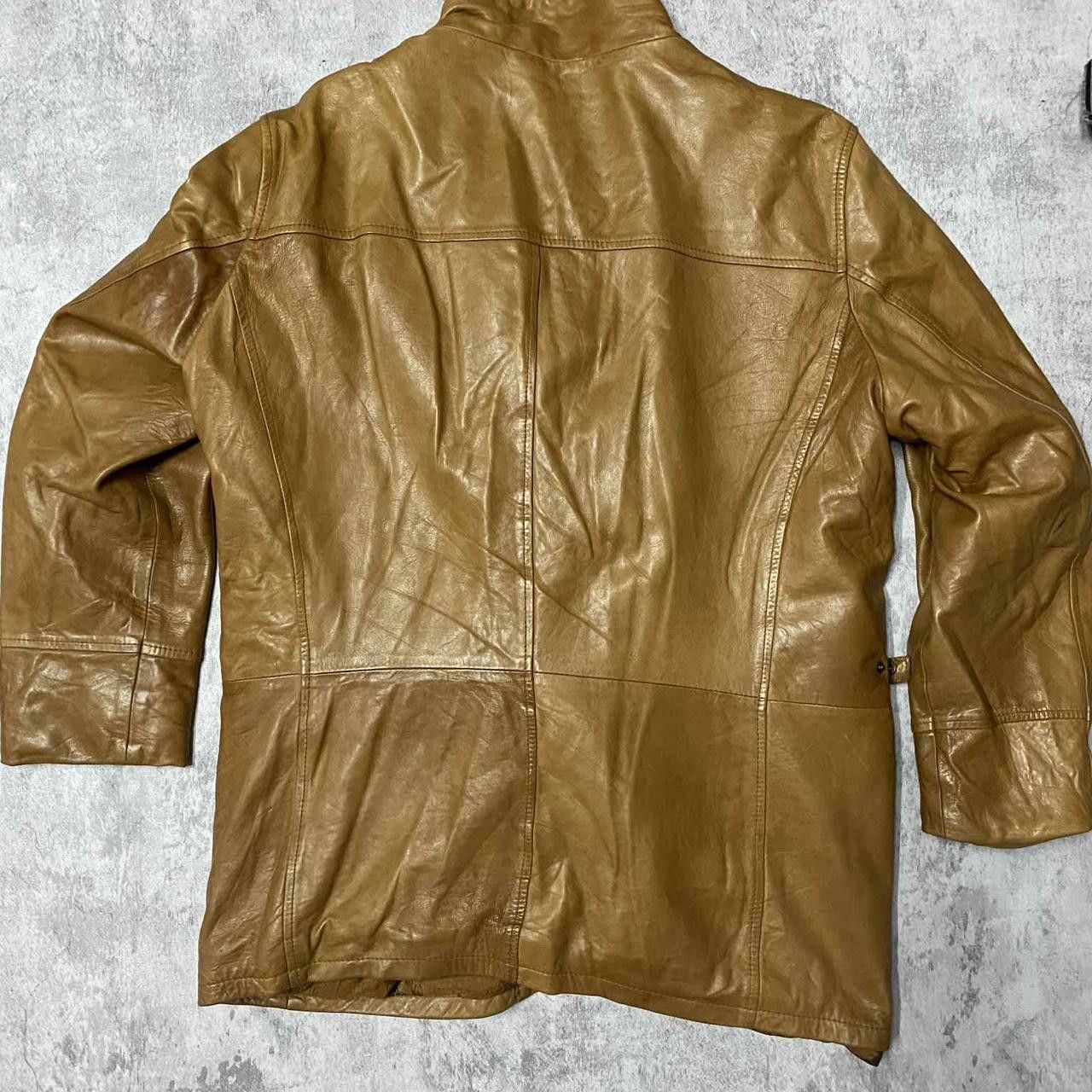 Other Tan and brown leather jacket leather Size US L / EU 52-54 / 3 - 4 Thumbnail