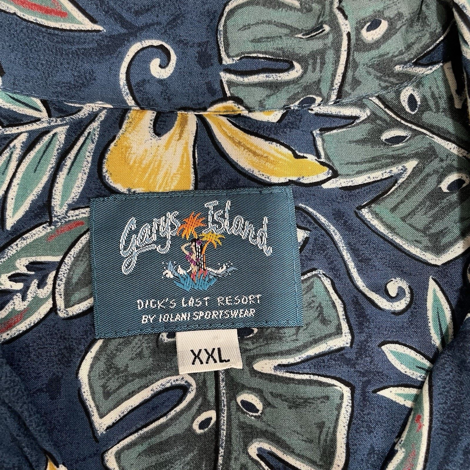 Cool Shirtz VTG Gary’s Island Dick’s Last Resort Blue Hawaiian Shirt 2XL Size US XXL / EU 58 / 5 - 3 Thumbnail