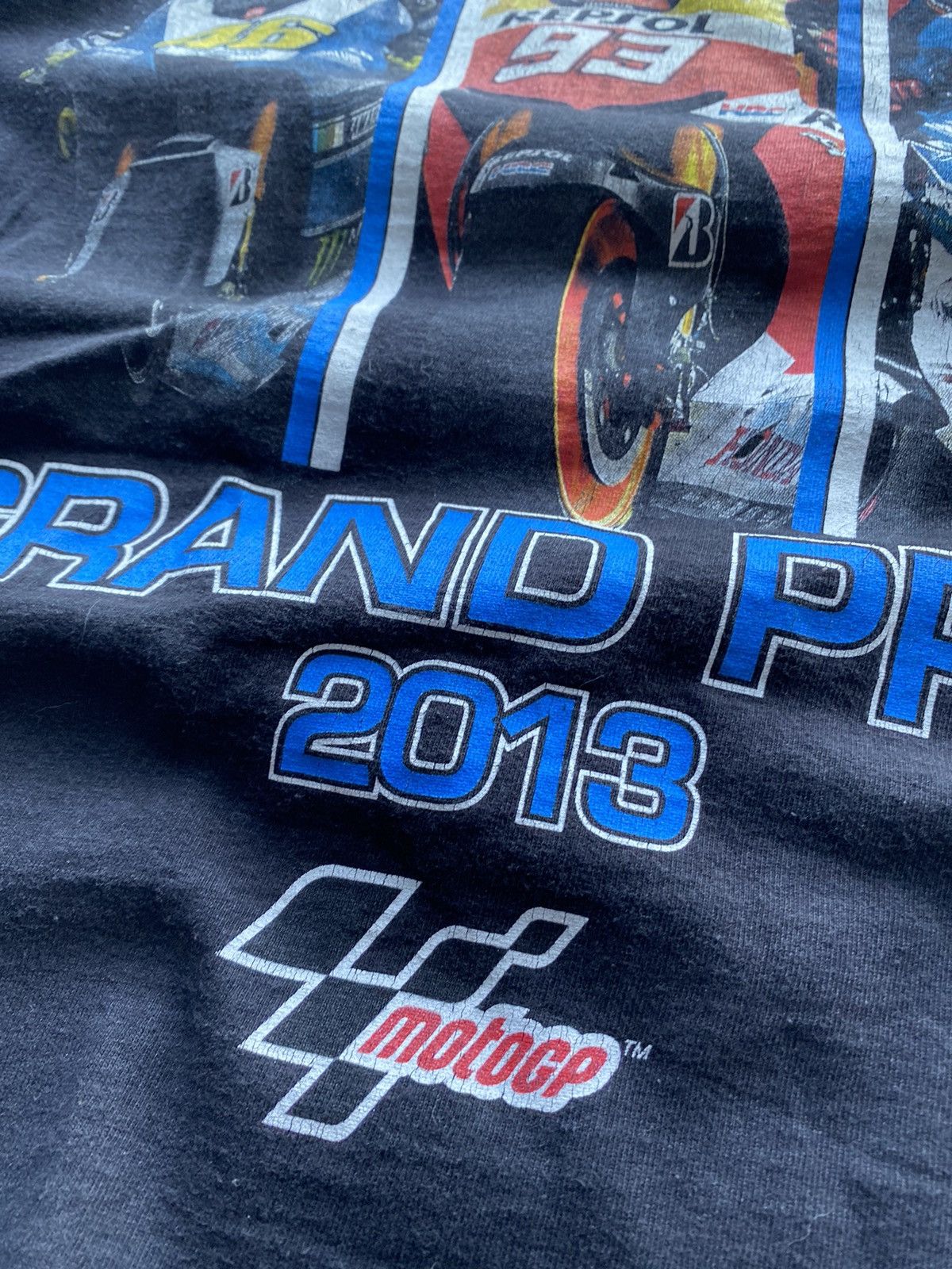 Vintage 00s Grand Prix Iveco Motogp tt assen Racing Mens T Shirt Size US M / EU 48-50 / 2 - 4 Thumbnail