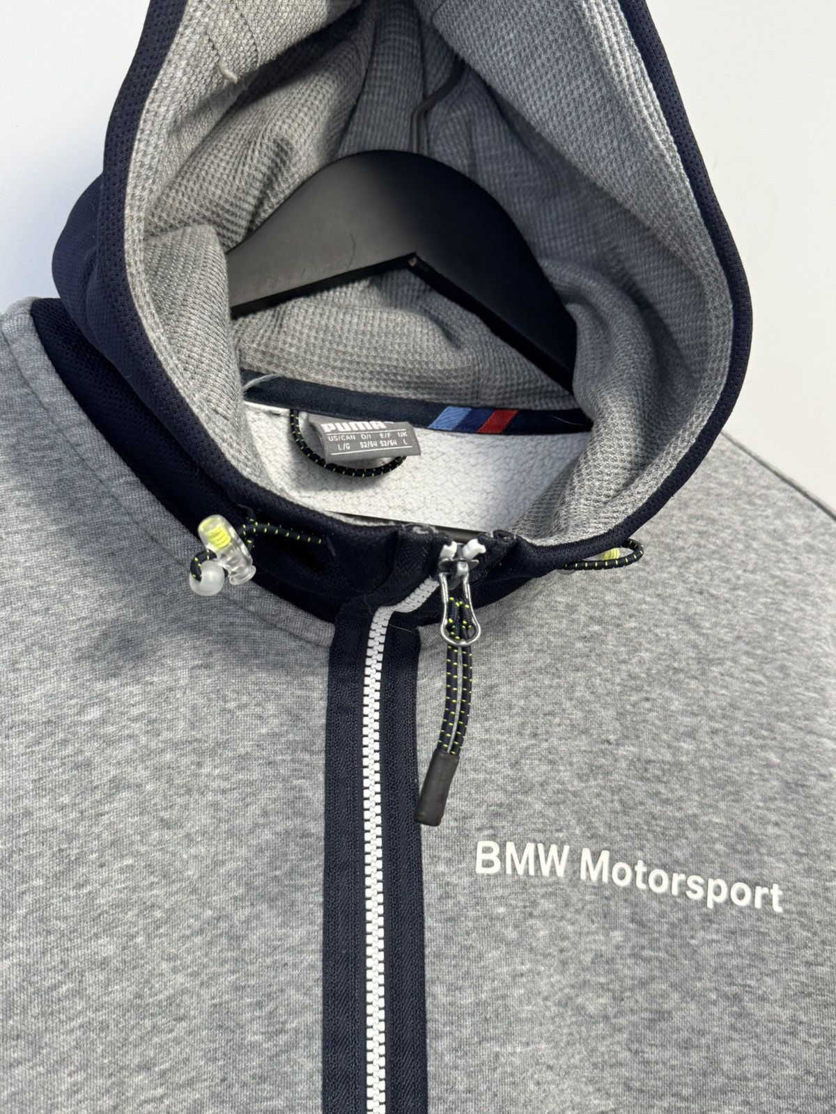 Puma PUMA Men's BMW L Motorsport Full-Zip Hoodie GRAY Size US L / EU 52-54 / 3 - 7 Thumbnail