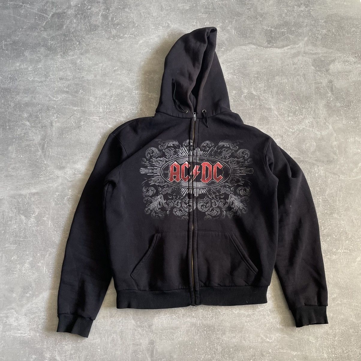 Band Tees 1990s Faded AC DC hoodie rock zip hooded glamour chrome punk Size US S / EU 44-46 / 1 - 1 Thumbnail