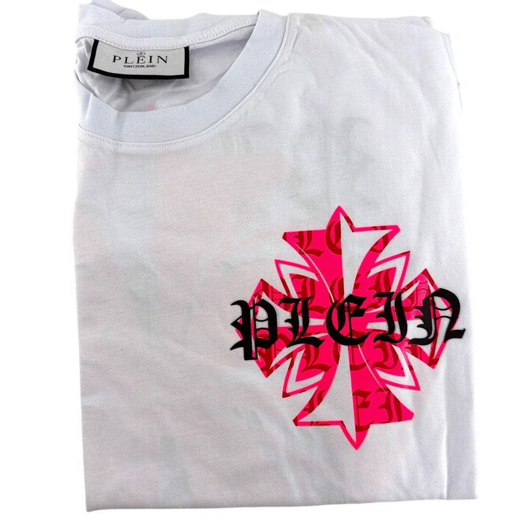 Philipp Plein Philipp Plein Worldwide Puffy Crest Round Neck T-shirt XXL Size US XXL / EU 58 / 5 - 5 Thumbnail