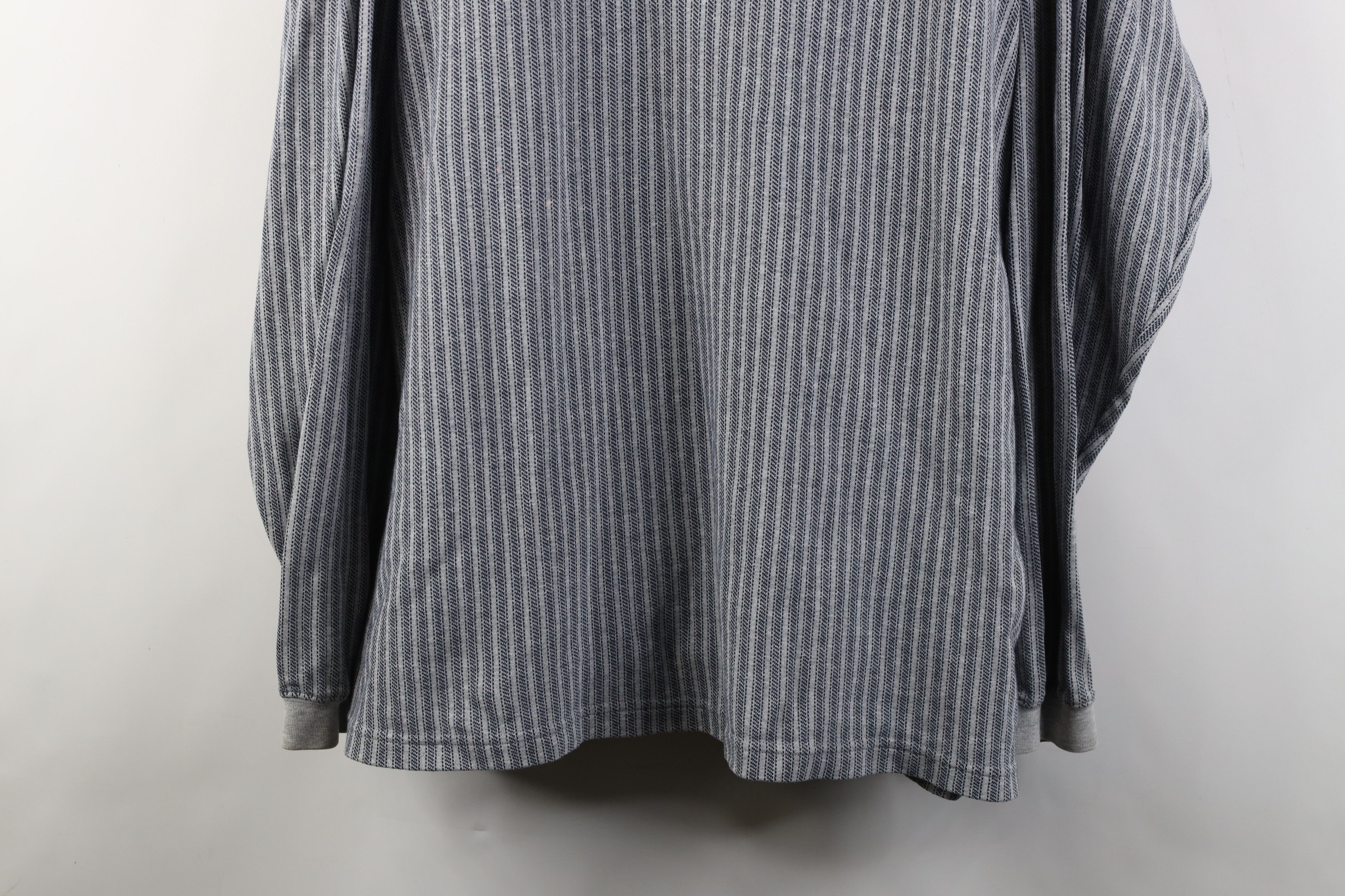 Eddie Bauer Vintage 90s Eddie Bauer Long Sleeve Henley T-Shirt Gray Size US L / EU 52-54 / 3 - 3 Thumbnail