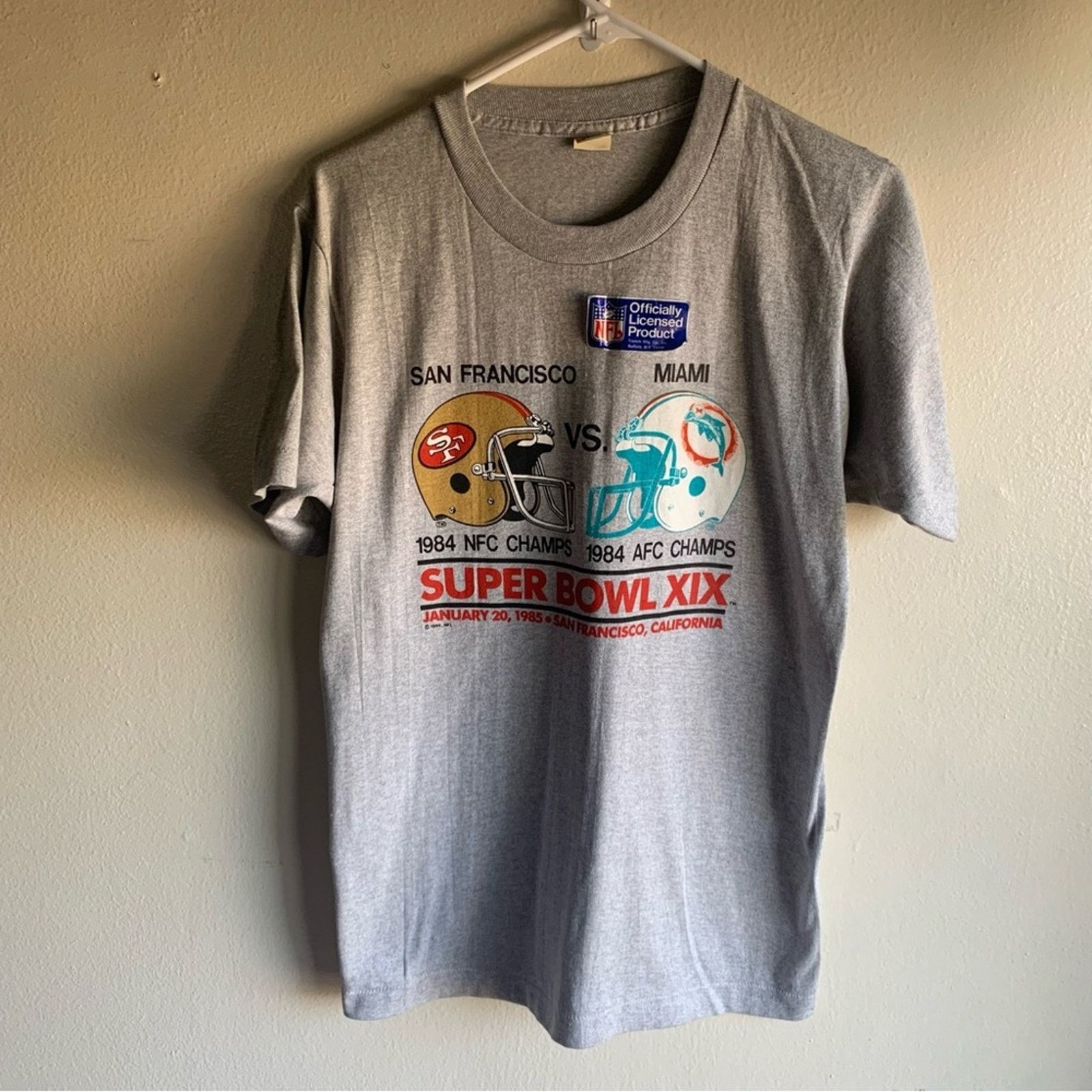 Other NFL Screen Stars Vintage 1985 Super Bowl Shirt Size Large Size US L / EU 52-54 / 3 - 3 Thumbnail