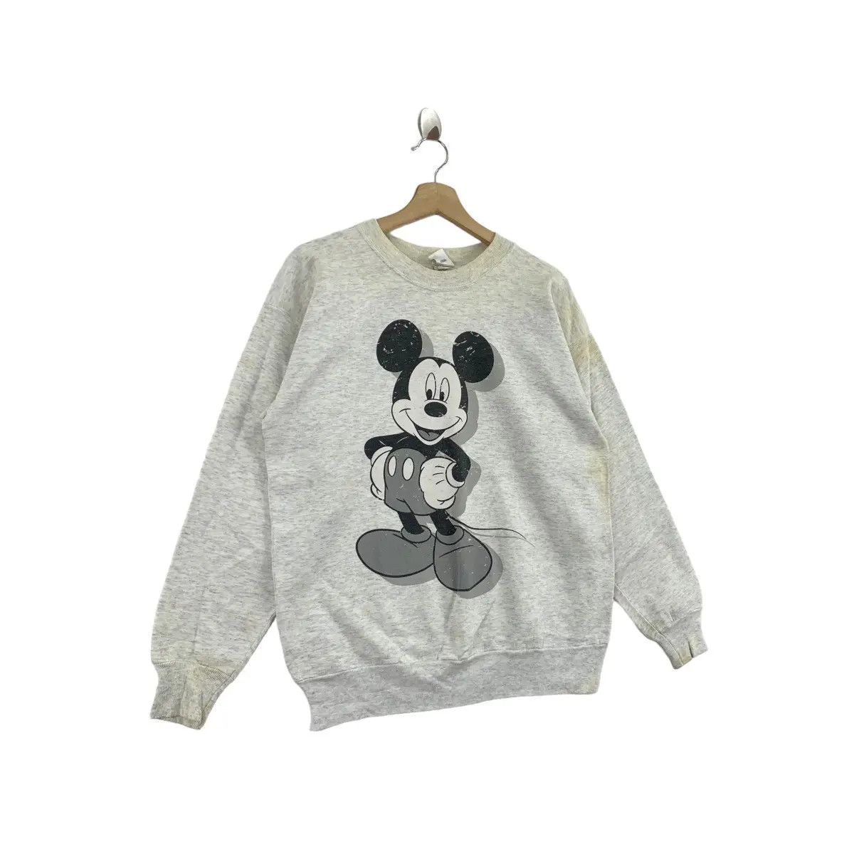 Disney Vintage 80’ DISNEY STORE Mickey Mouse Theme Park Sweatshirt Size L / US 10 / IT 46 - 4 Thumbnail