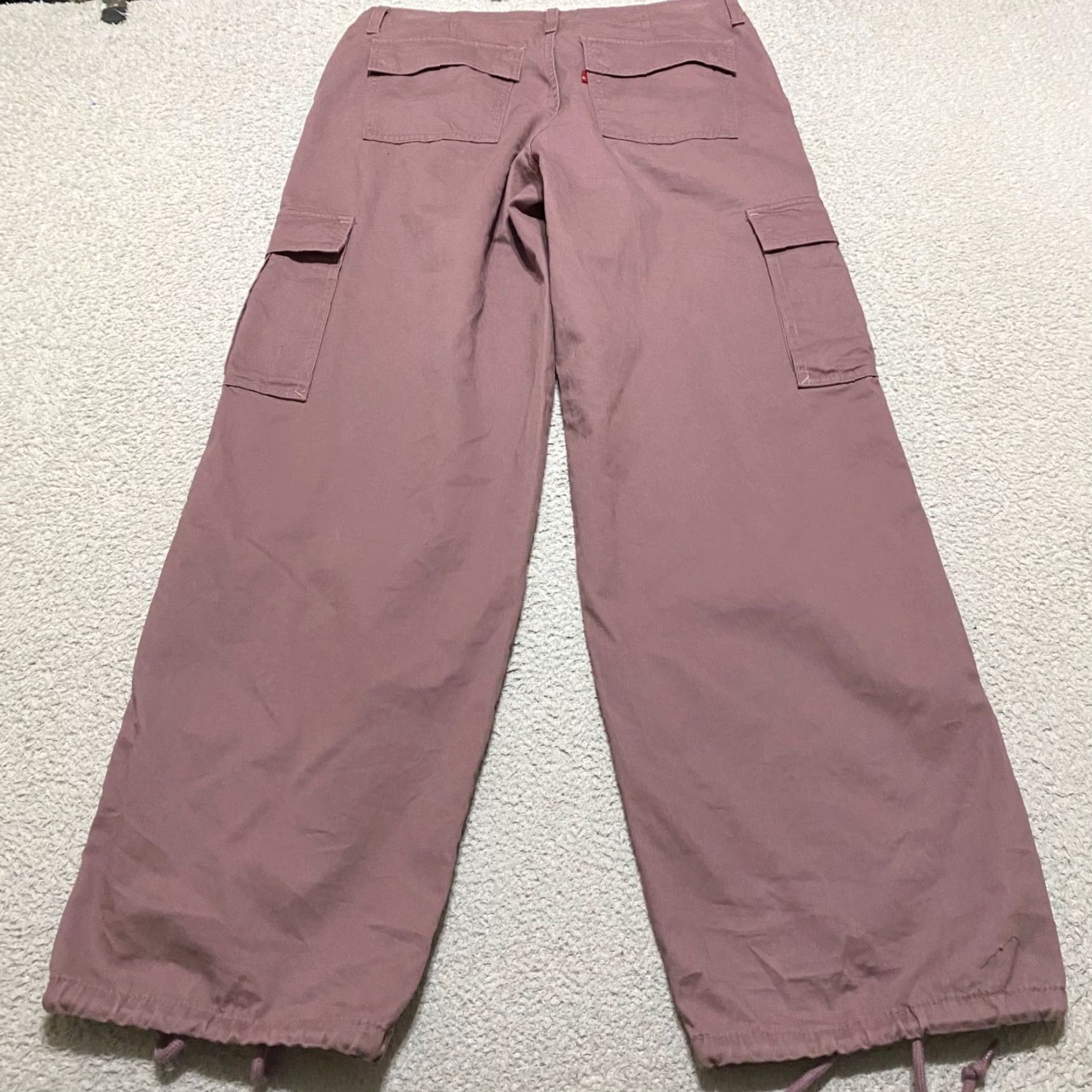 Levi's VINTAGE Levi's Jeans Womens 30 Pink 90s High Rise Cargo 5-Pocket Hip Hop 90s Theme Mens Womens Size 30" / US 8 / IT 44 - 2 Thumbnail