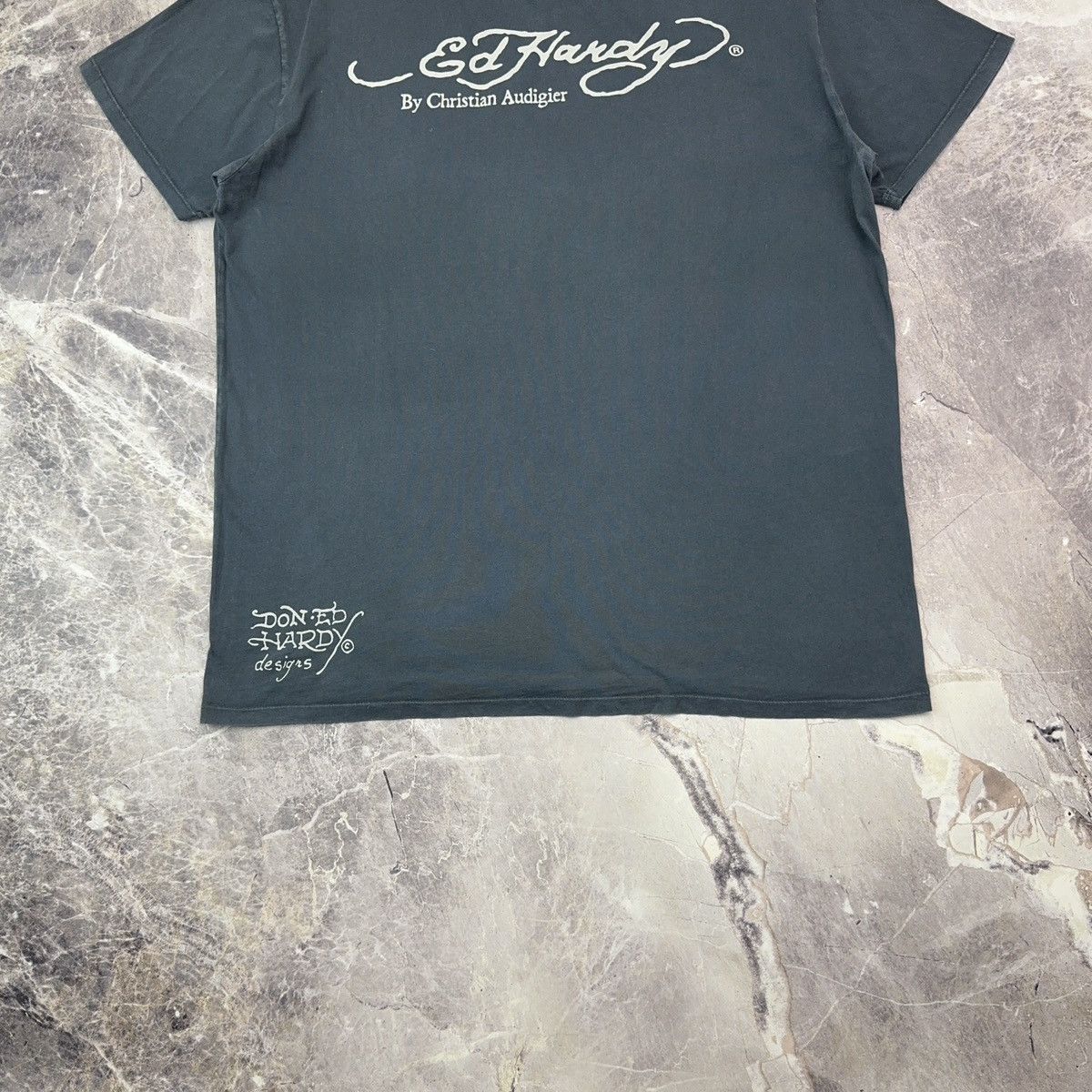 Christian Audigier × Ed Hardy Vintage Ed Hardy T shirt Pantera Roses Christian Audigier XL Size US XL / EU 56 / 4 - 11 Thumbnail