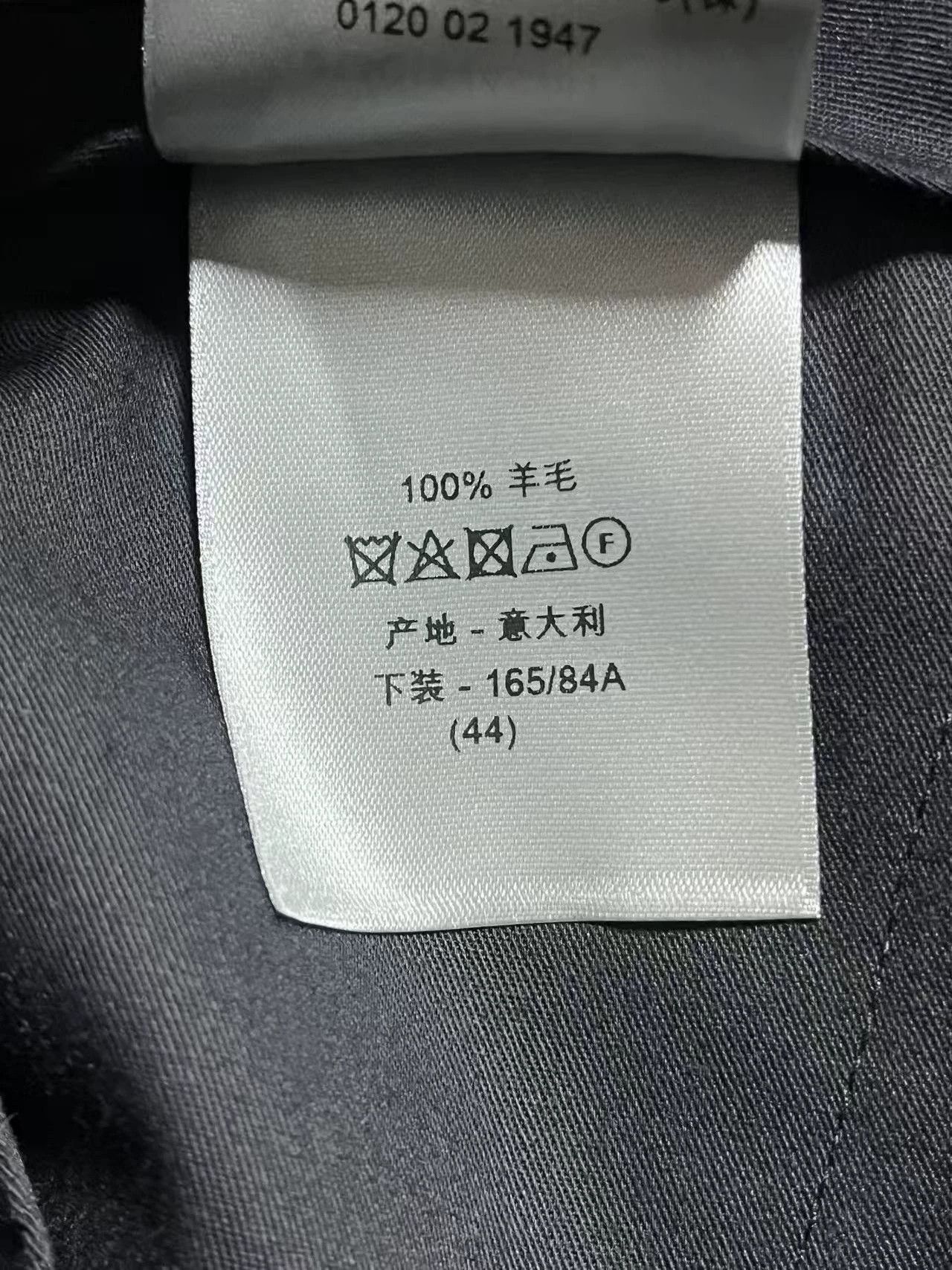 Dior DIOR New 100% Wool Straight Fit Navy Trousers 44 Size US 28 / EU 44 - 6 Thumbnail