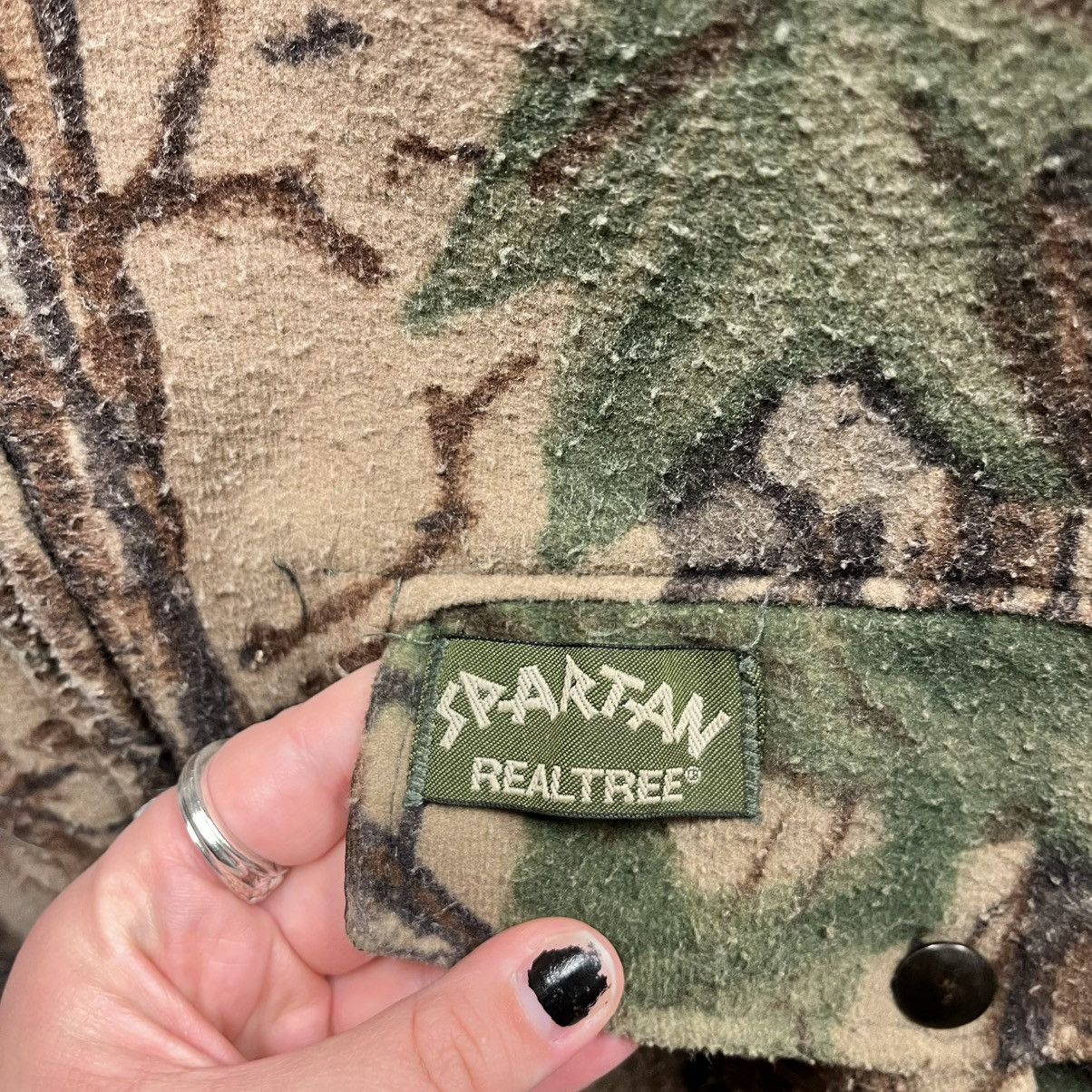 Vintage Polarfleece by Malden Camo Camouflage Vintage Bomber Jacket Size US L / EU 52-54 / 3 - 5 Thumbnail