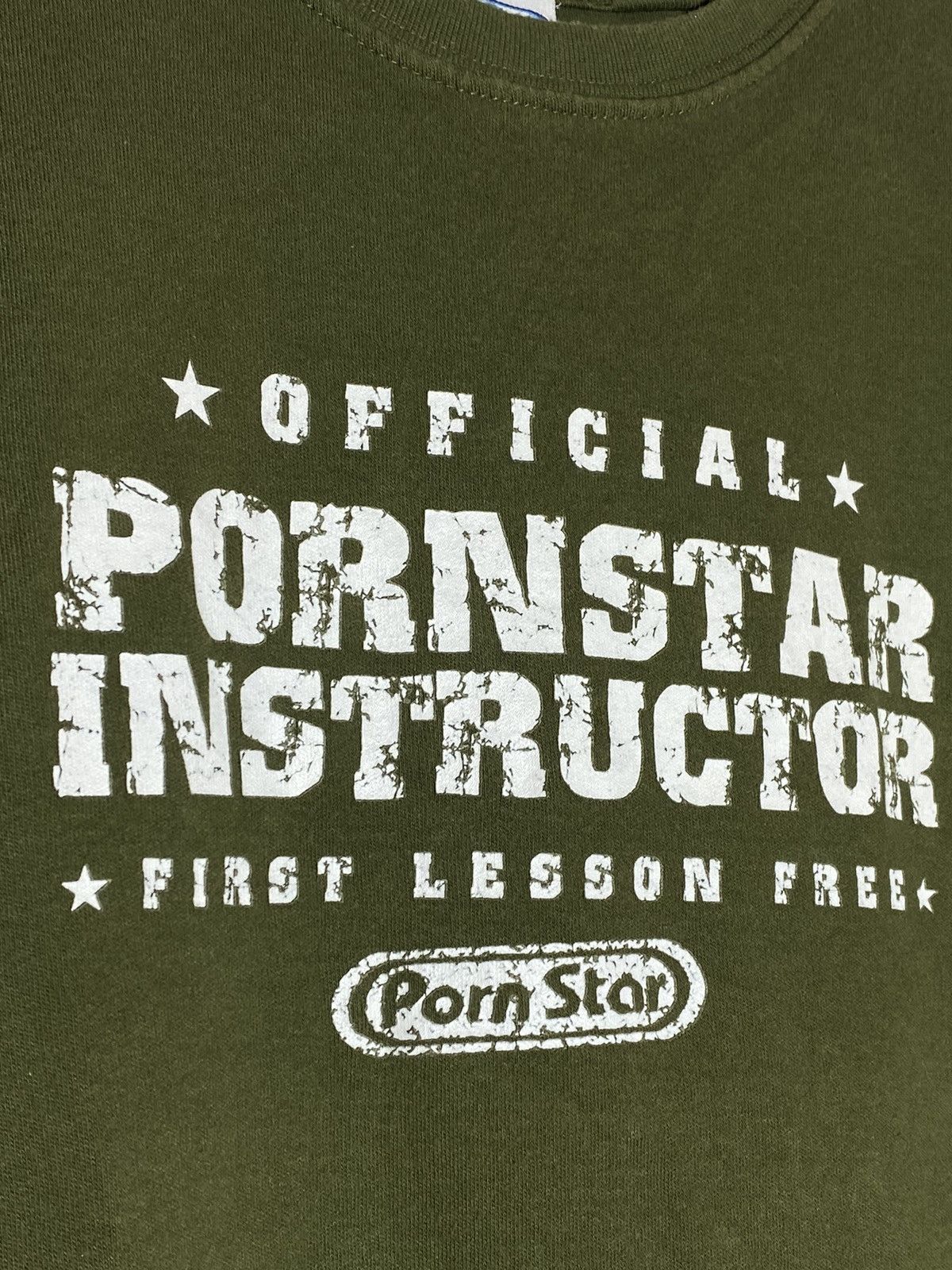 Vintage PornStar Instructor “First Lesson Free” y2k skate grunge tee Size US S / EU 44-46 / 1 - 5 Thumbnail