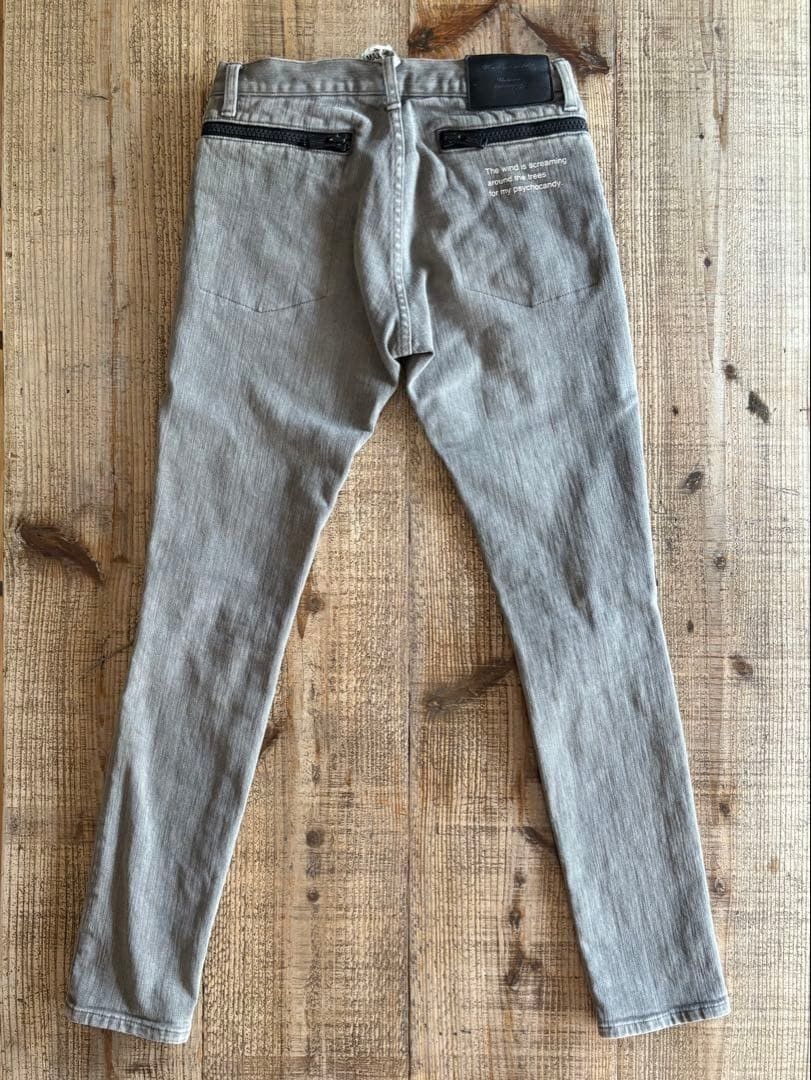 Undercover UNDERCOVER RIPPED KNEE ZIPPER DENIM PANTS 2 Size US 28 / EU 44 - 2 Thumbnail
