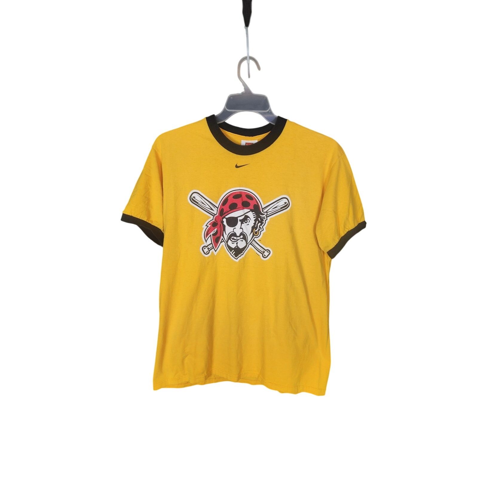 Nike Vintage Y2K Nike Center Swoosh Pittsburgh Pirates T Size US M / EU 48-50 / 2 - 1 Thumbnail