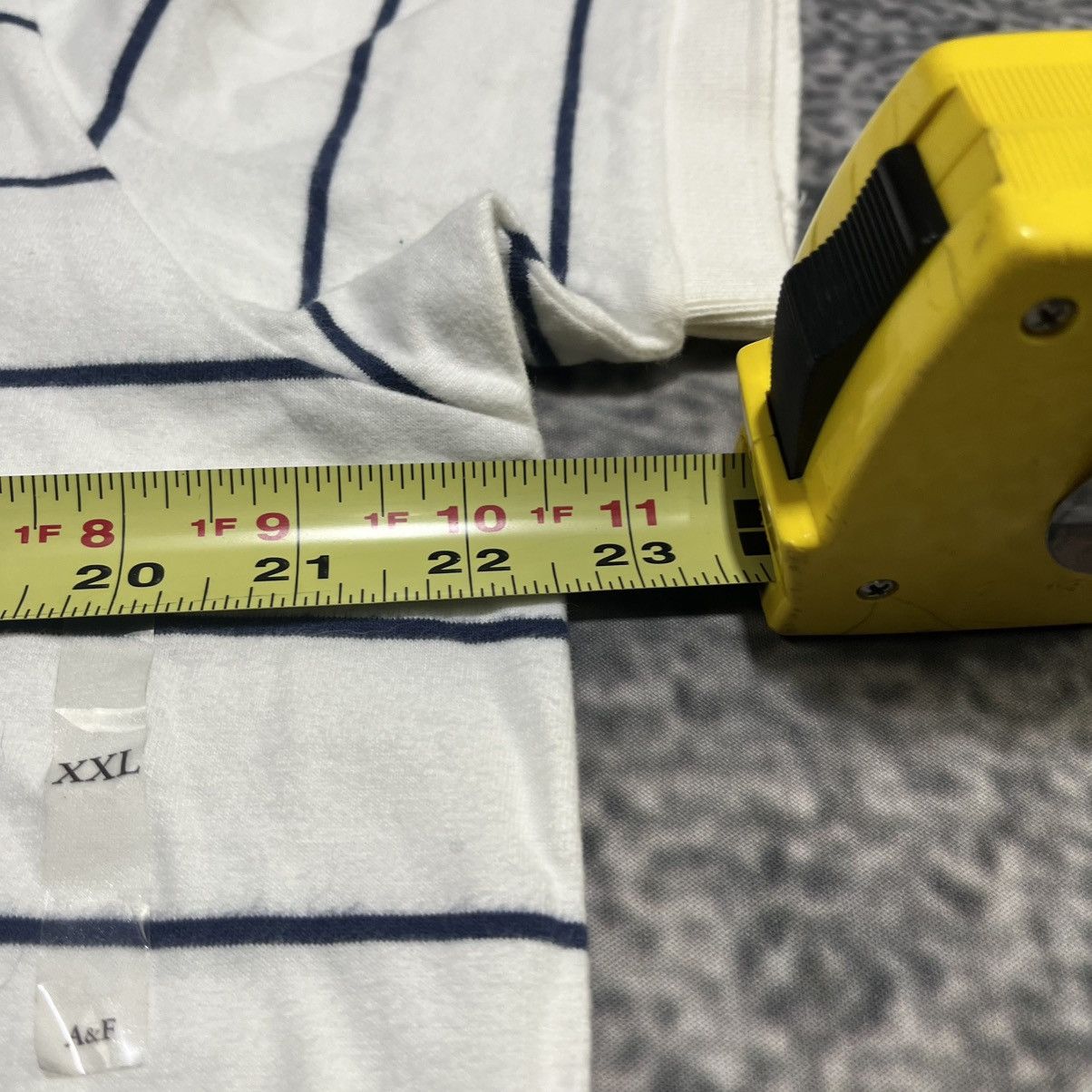 Abercrombie & Fitch Vintage Abercrombie & Fitch Muscle Polo Shirt White Blue XXL Size US XXL / EU 58 / 5 - 12 Thumbnail