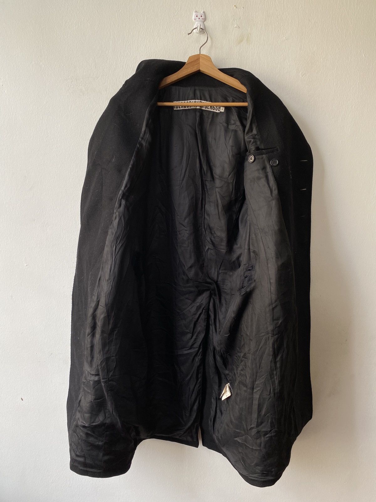 Dirk Bikkembergs Dirk Bikkembergs Double Breasted Chesterfield Wool Coat Size US S / EU 44-46 / 1 - 14 Thumbnail