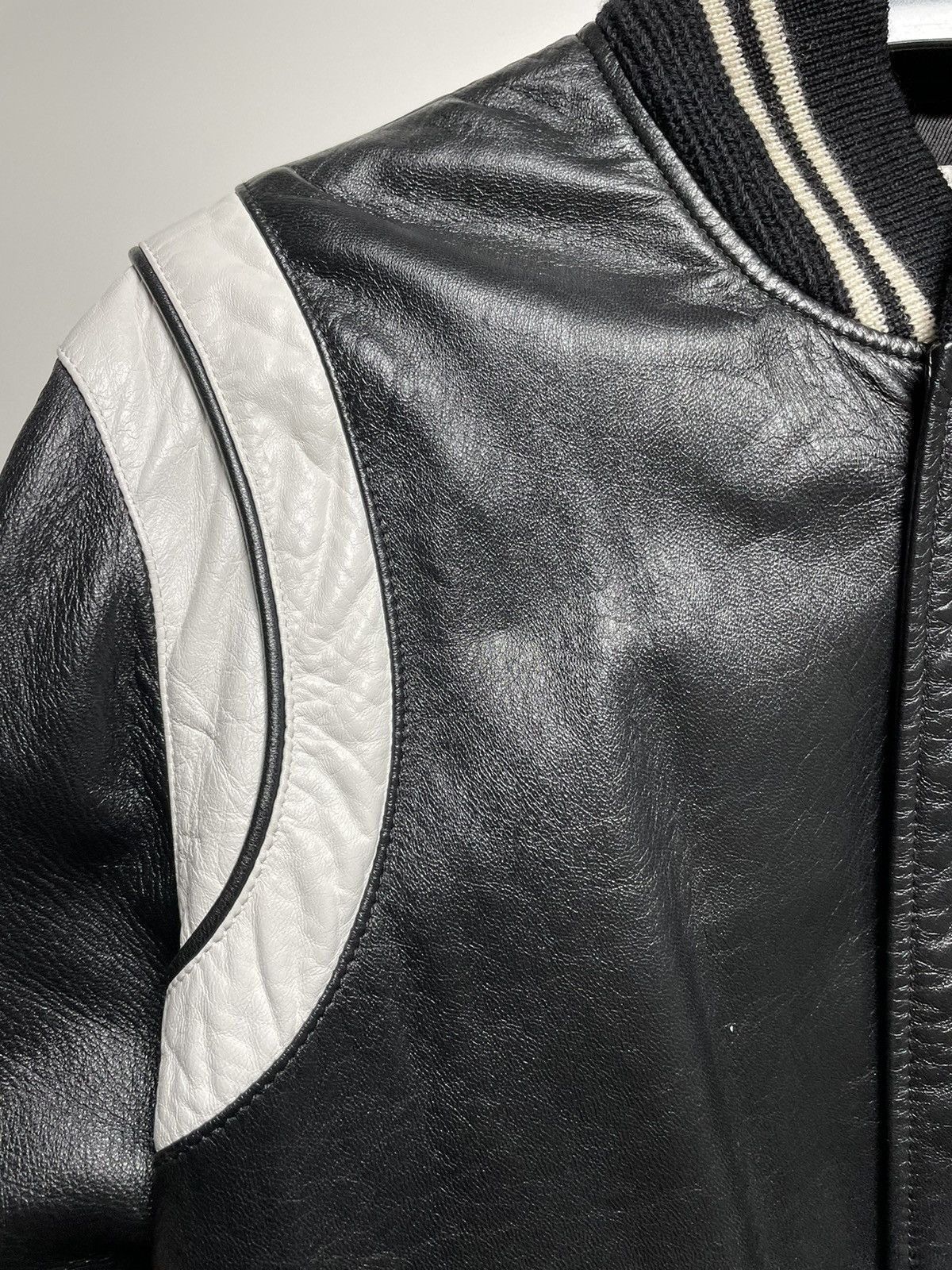 Saint Laurent Paris Saint Laurent leather Bk & Wht teddy Size US S / EU 44-46 / 1 - 6 Thumbnail